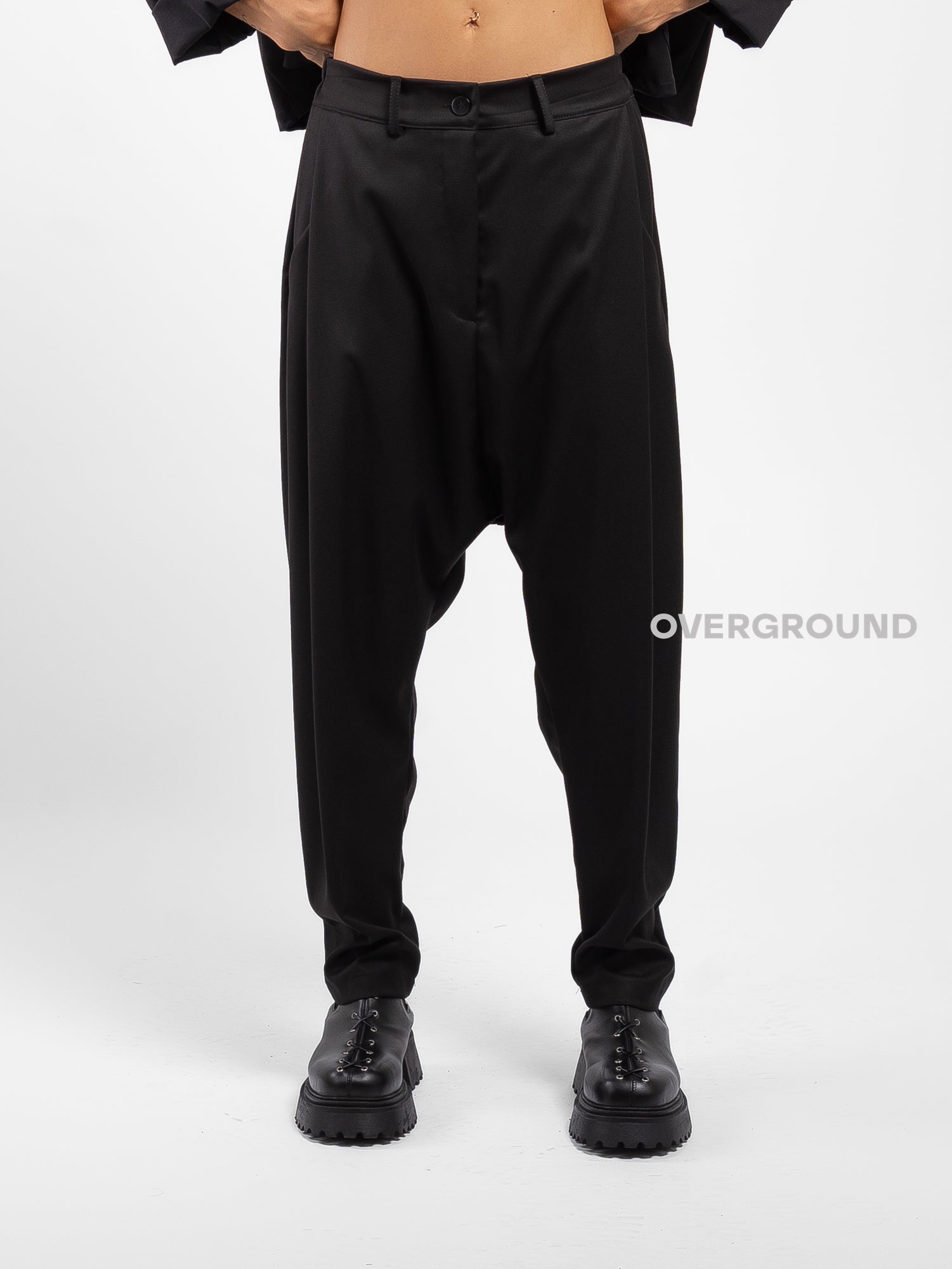 PANTALONE CAVALLO BASSO CON CINTURINO - OVERGROUND STORE