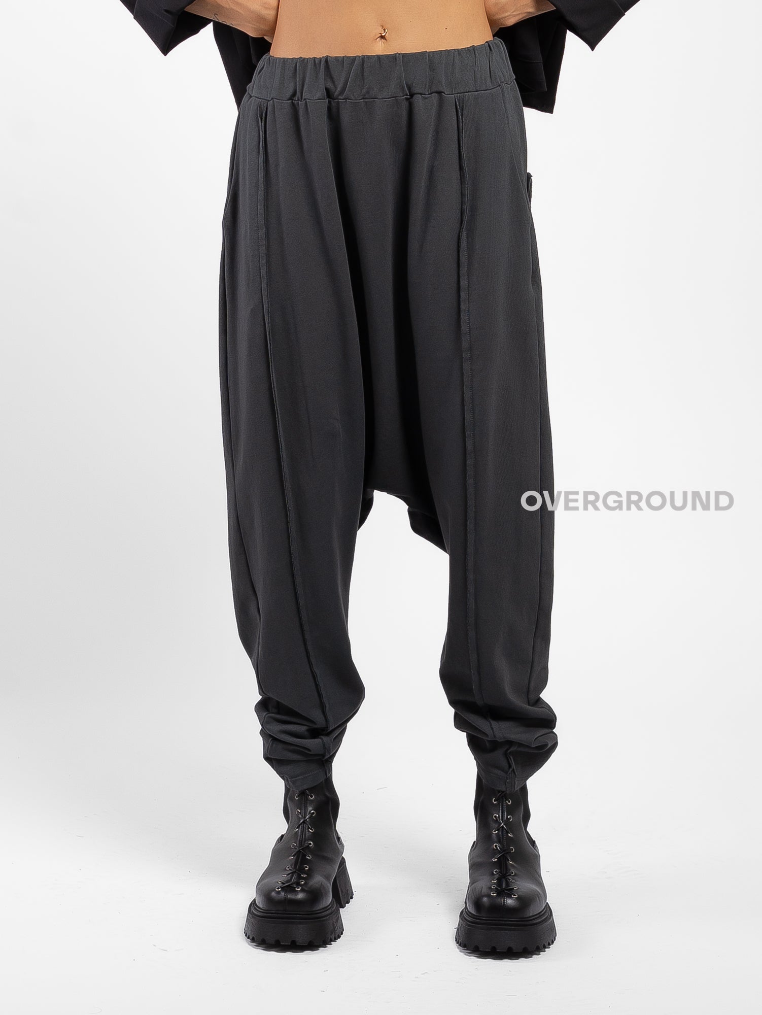 PANTALONE CAVALLO BASSO CON CUCITURE SUL GAMBULE - OVERGROUND STORE