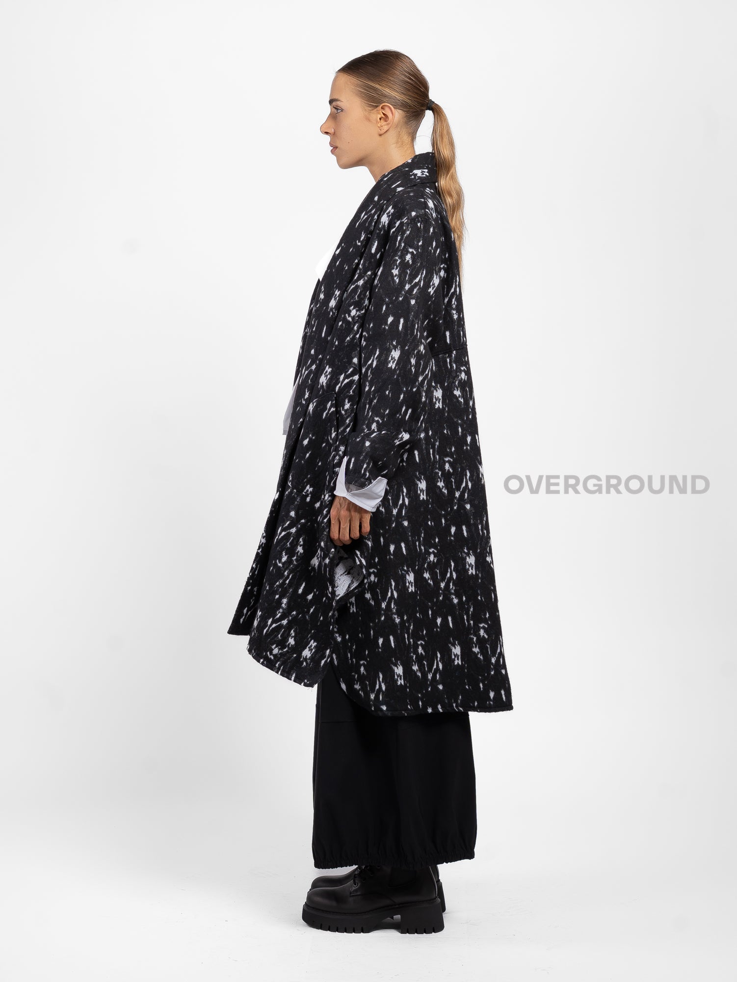 SPOLVERINO OVER IN FANTASIA CON SPACCHI LATERALI - OVERGROUND STORE