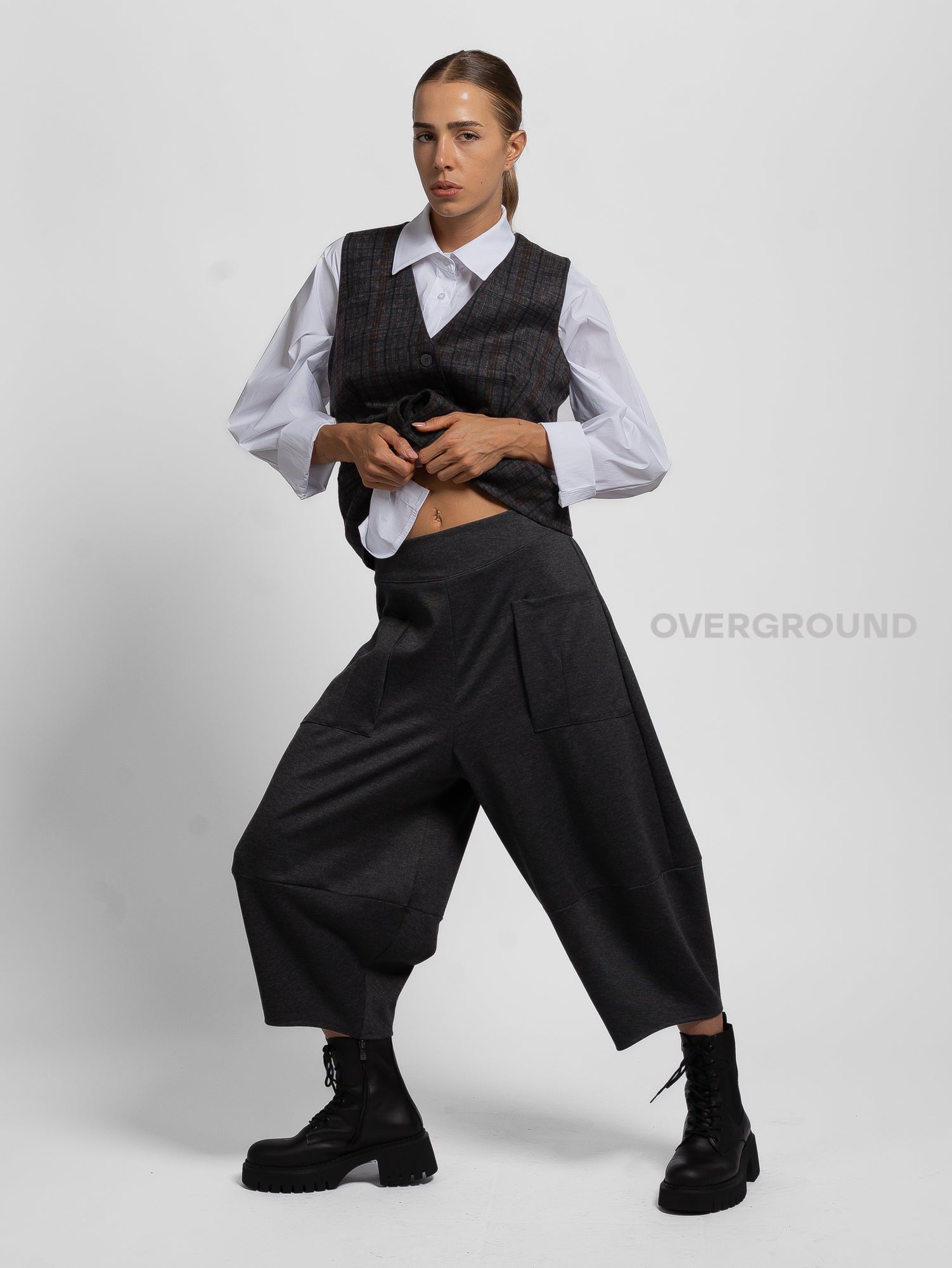 PANTALONE CON TASCHE FRONTALI - OVERGROUND STORE