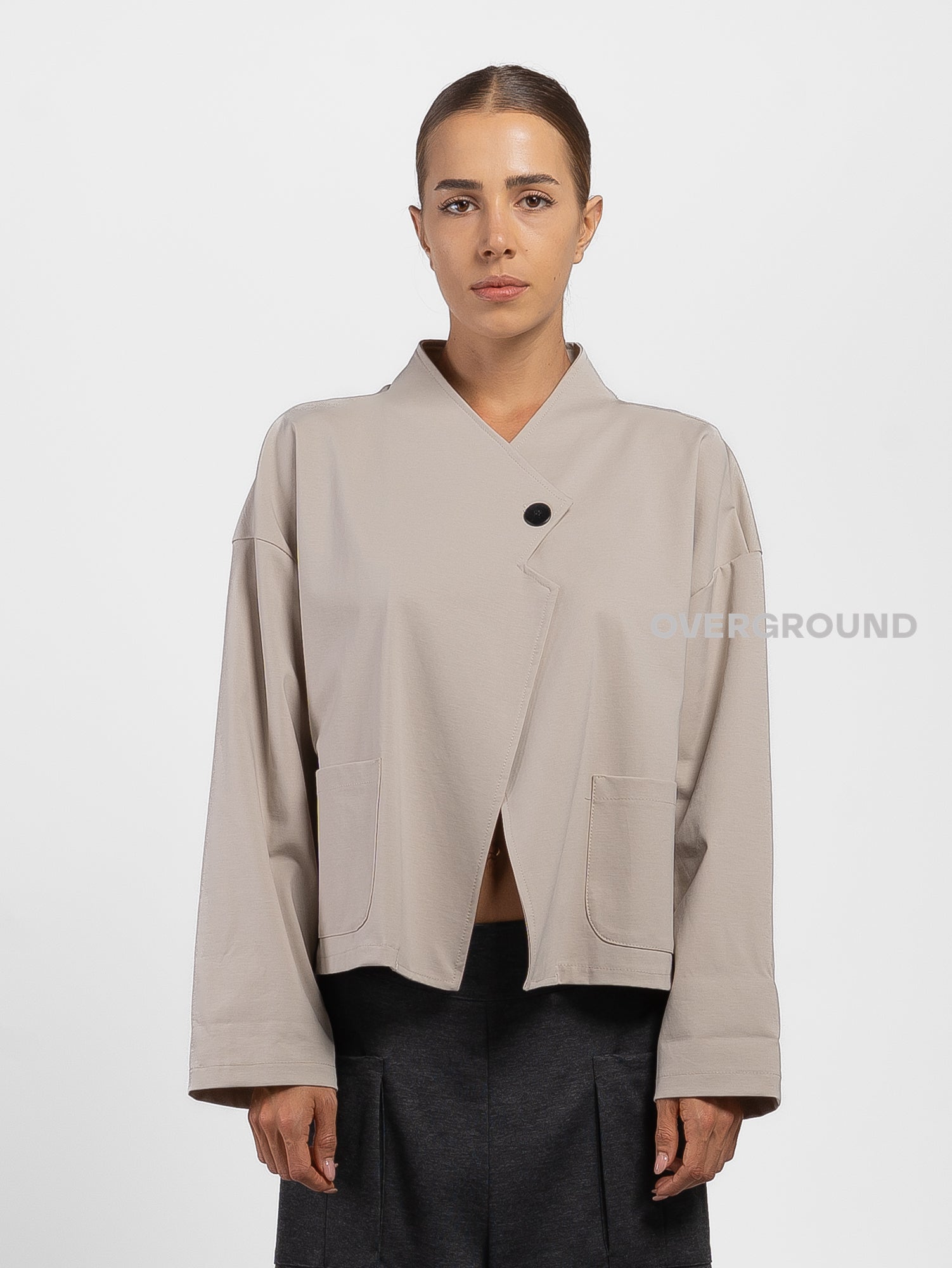 GIACCA ABBOTTONATURA ASIMMETRICA - OVERGROUND STORE