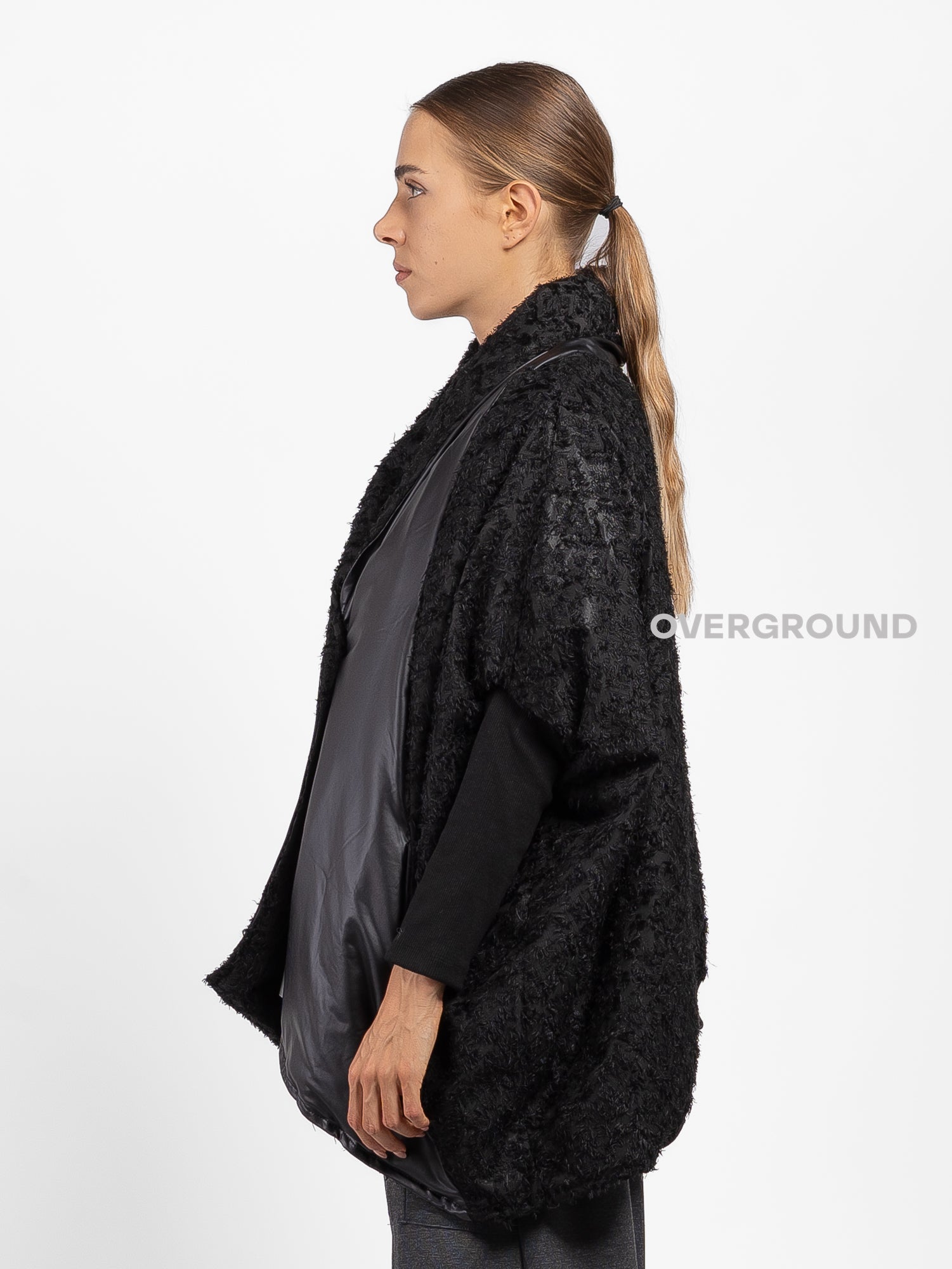 GIACCONE COLLO SCIALLATO CHIUSURA UN BOTTONE - OVERGROUND STORE