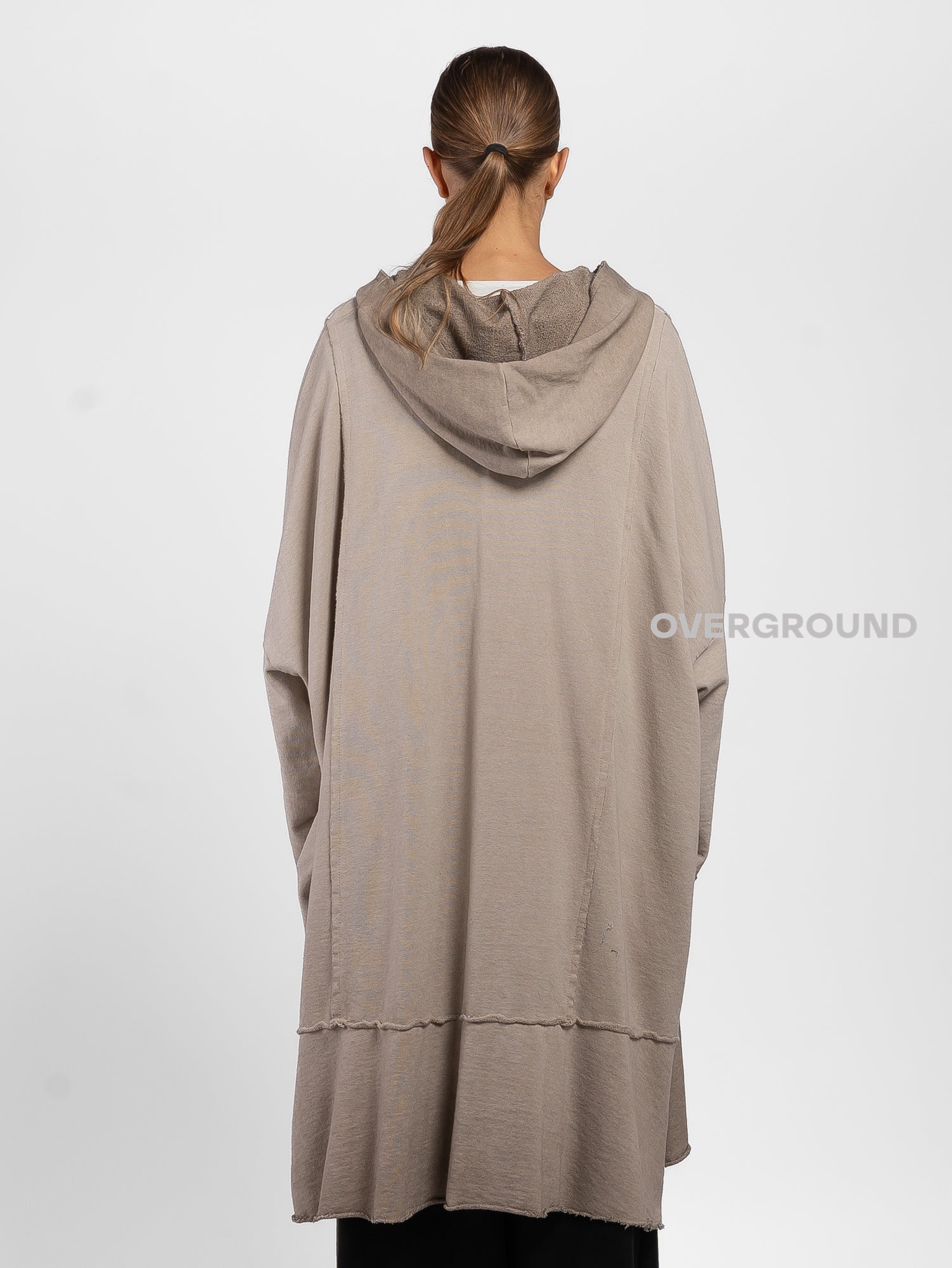 FELPA SPOLVERINO CON CERNIERA E CAPPUCCIO - OVERGROUND STORE