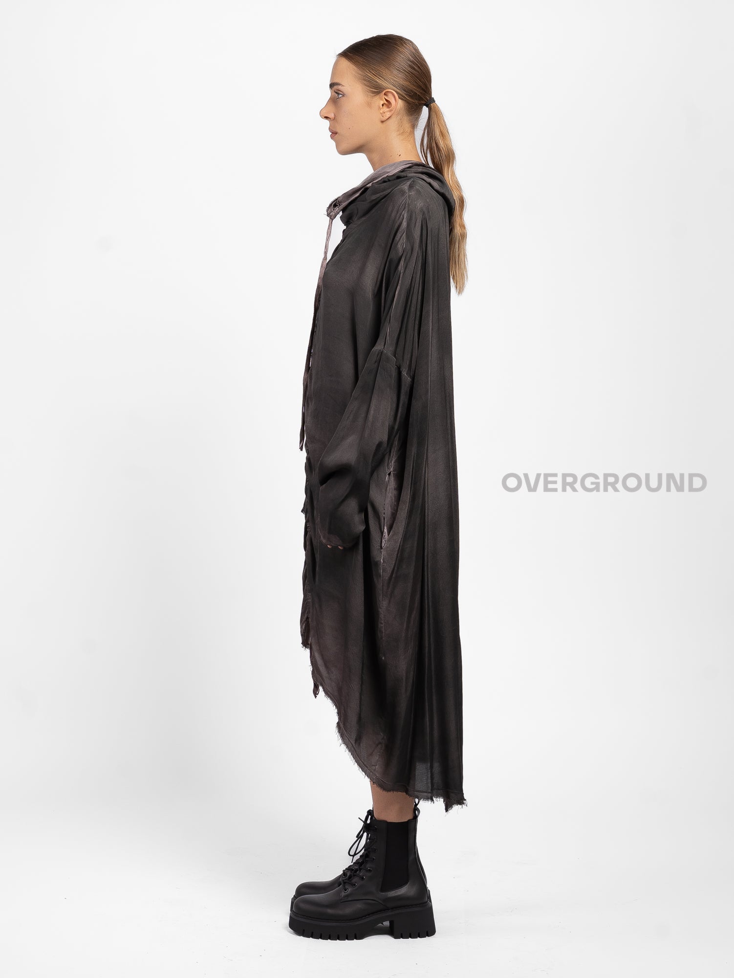 ABITO OVER CON RIPRESA DAVANTI TESSUTO SFUMATO - OVERGROUND STORE