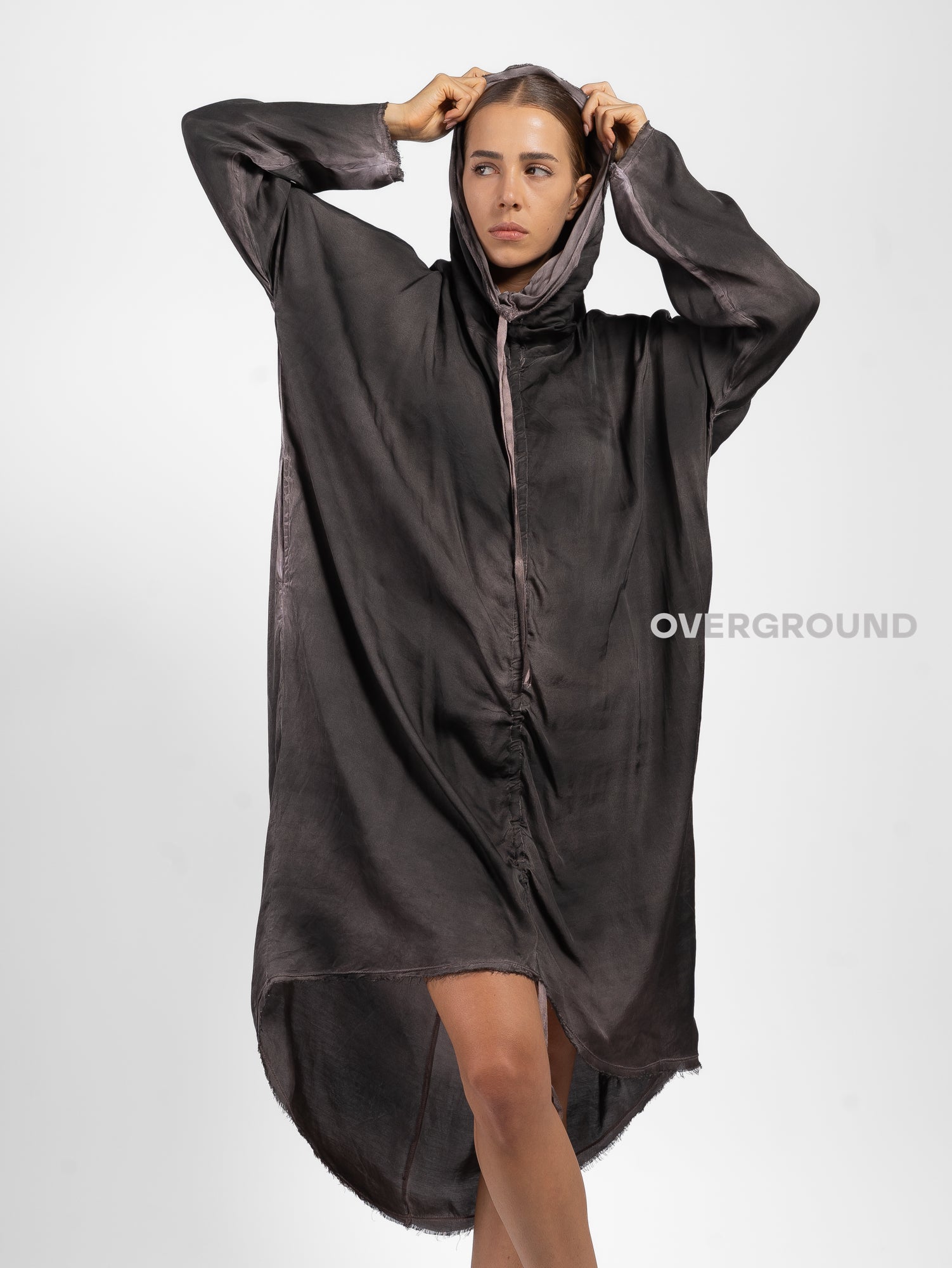 ABITO OVER CON RIPRESA DAVANTI TESSUTO SFUMATO - OVERGROUND STORE