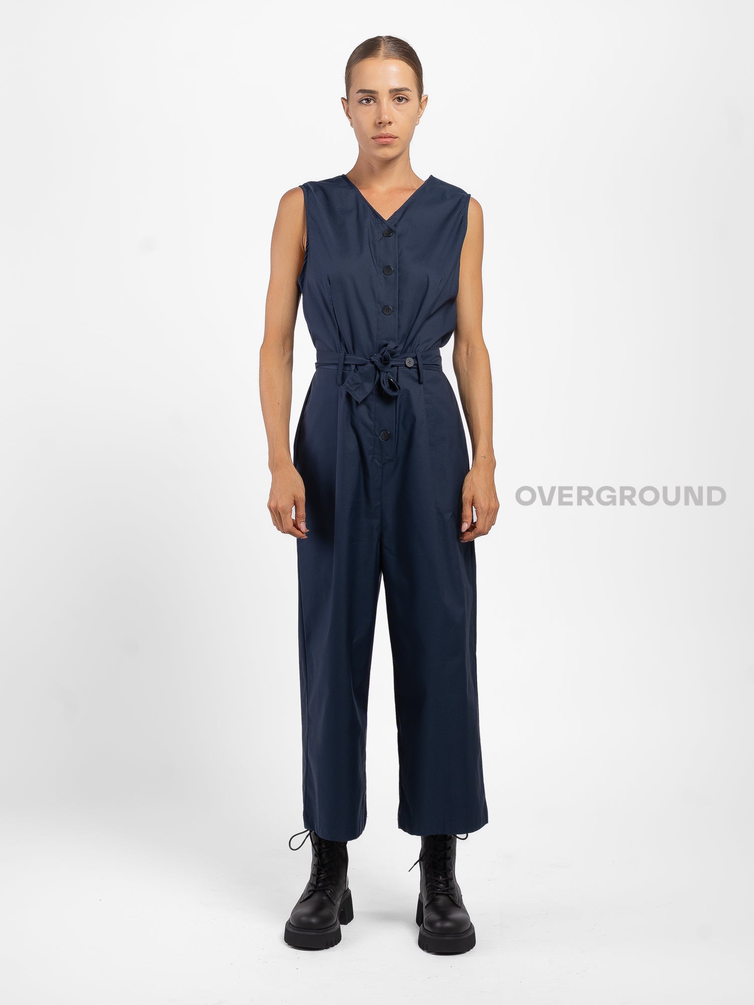 SALOPETTE SMANICATA CON BOTTONI DAVANTI - OVERGROUND STORE