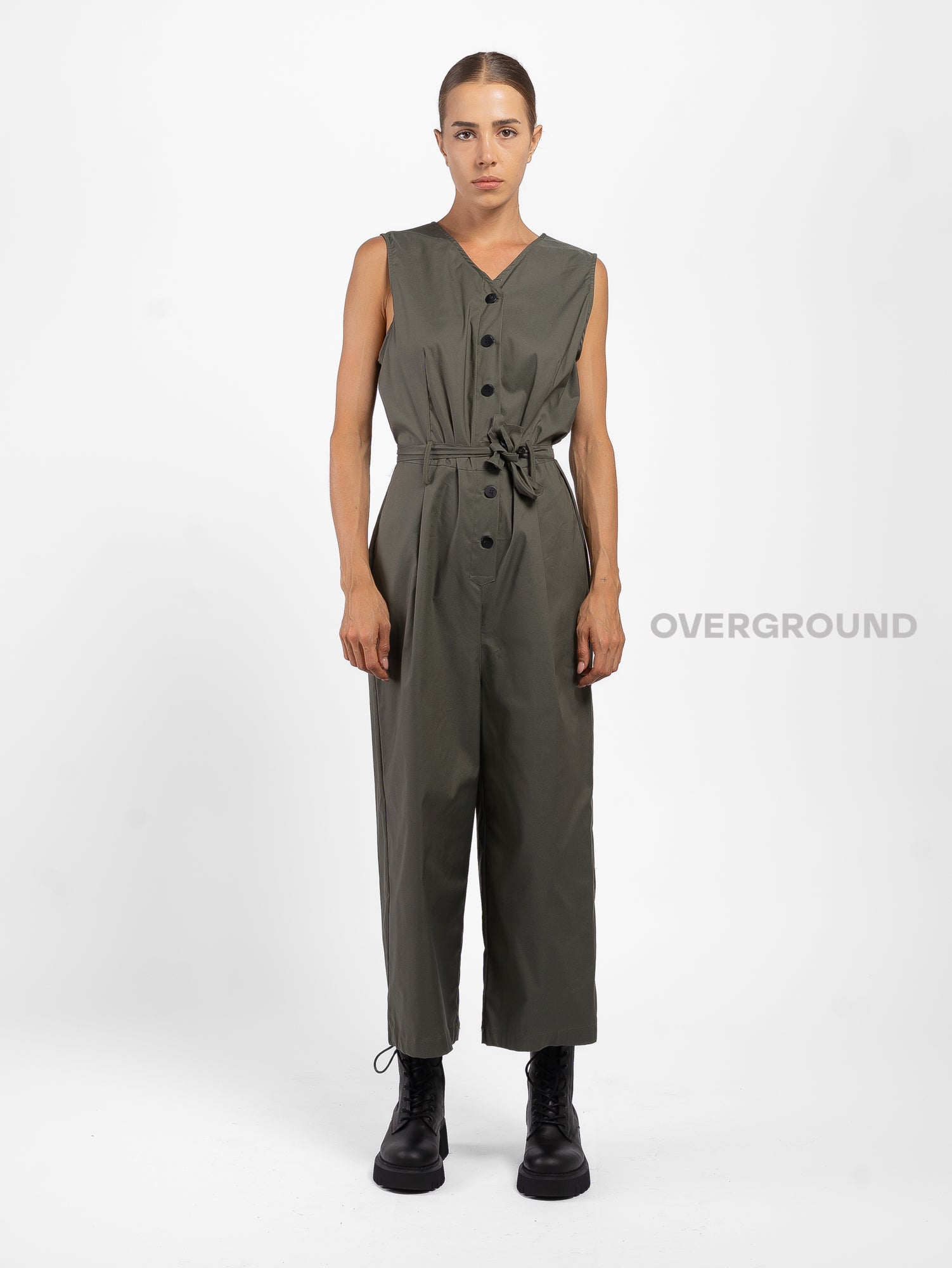 SALOPETTE SMANICATA CON BOTTONI DAVANTI - OVERGROUND STORE