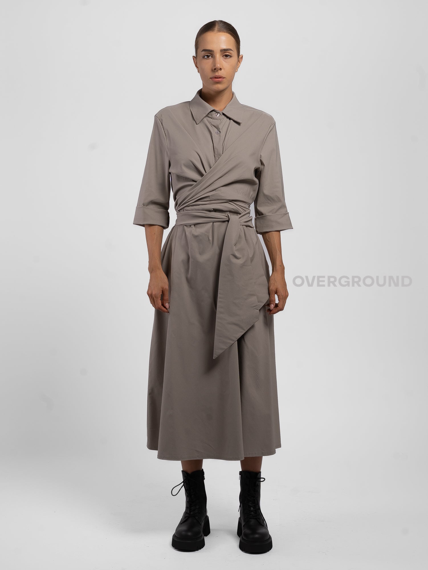 ABITO LUNGO CON INCROCI DAVANTI - OVERGROUND STORE