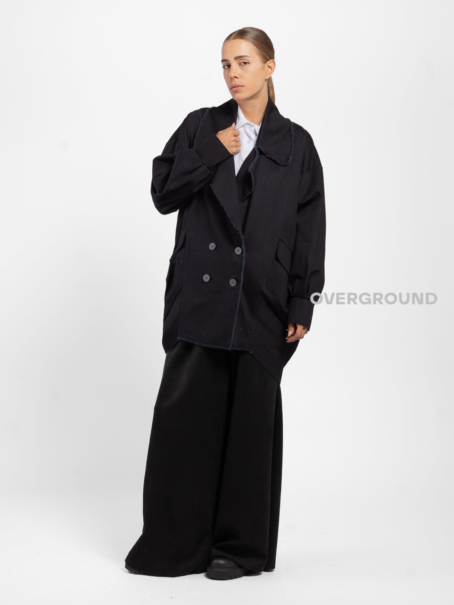 GIACCA SPOLVERINO CON ABBOTTONATURA DOPPIO PETTO - OVERGROUND STORE