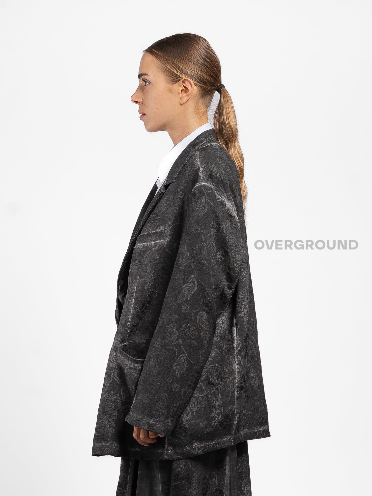 GIACCA OVER CON TESSUTO LAVORATO - OVERGROUND STORE