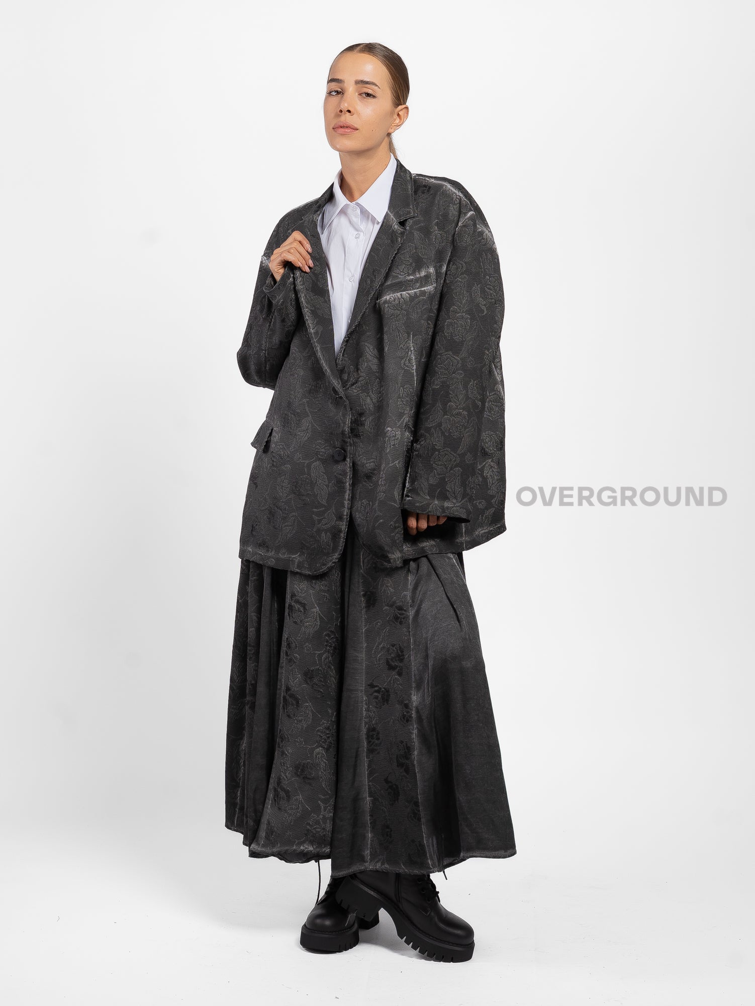 GONNA OVER CON TESSUTO LAVORATO - OVERGROUND STORE