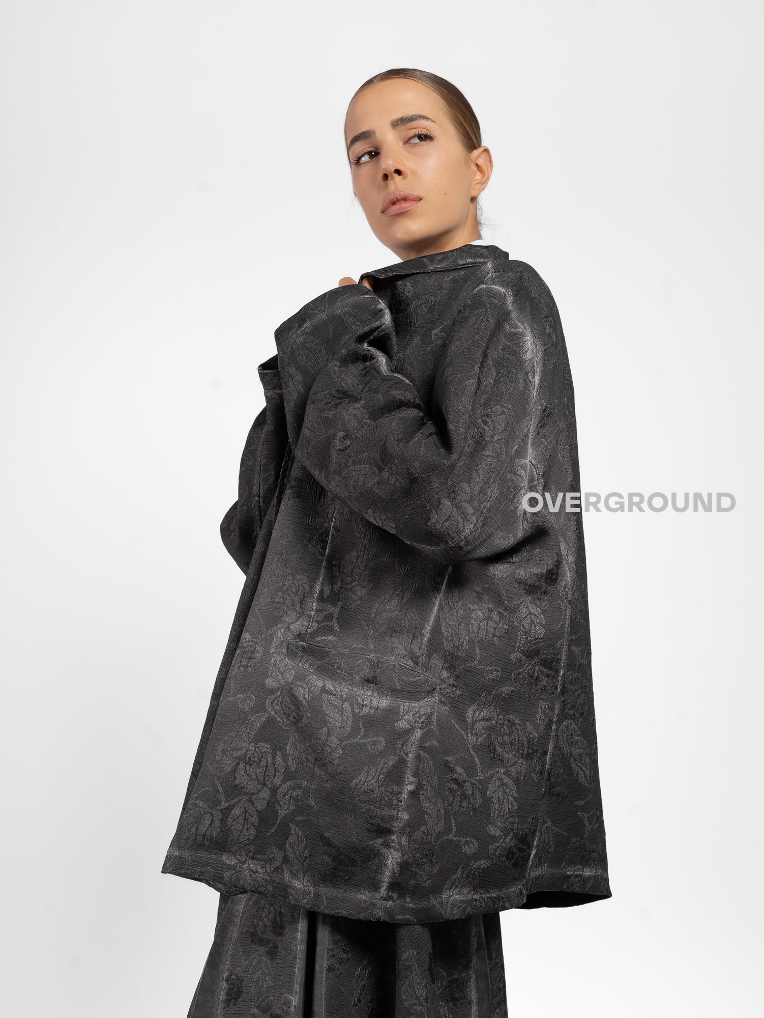 GIACCA OVER CON TESSUTO LAVORATO - OVERGROUND STORE