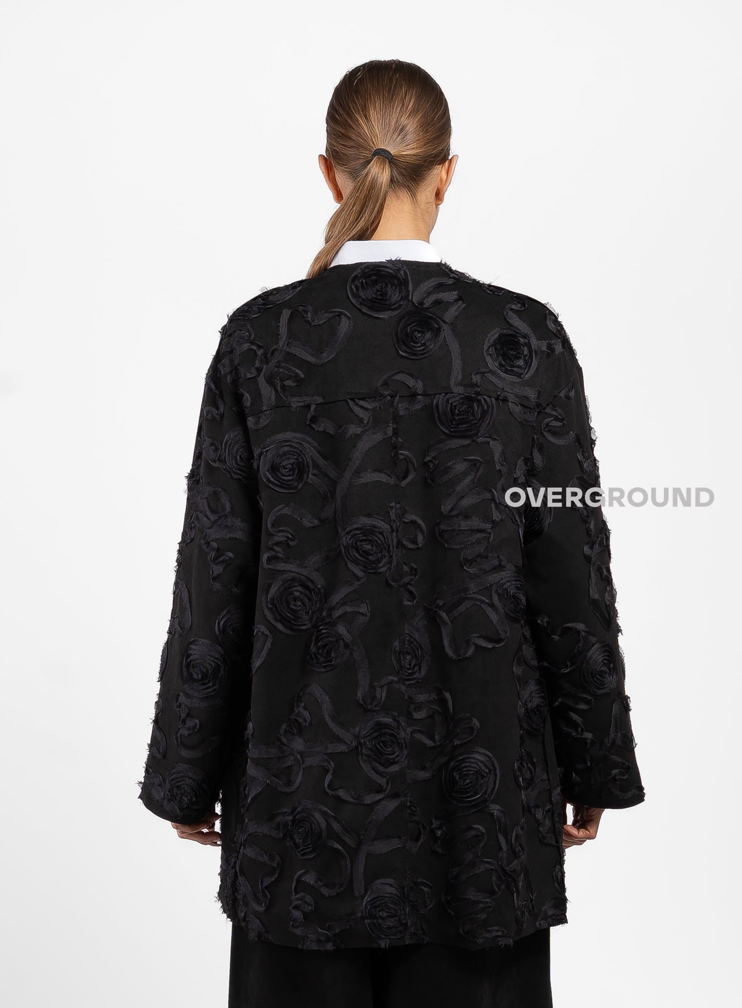 GIACCA APERTA CON TESSUTO LAVORATO - OVERGROUND STORE