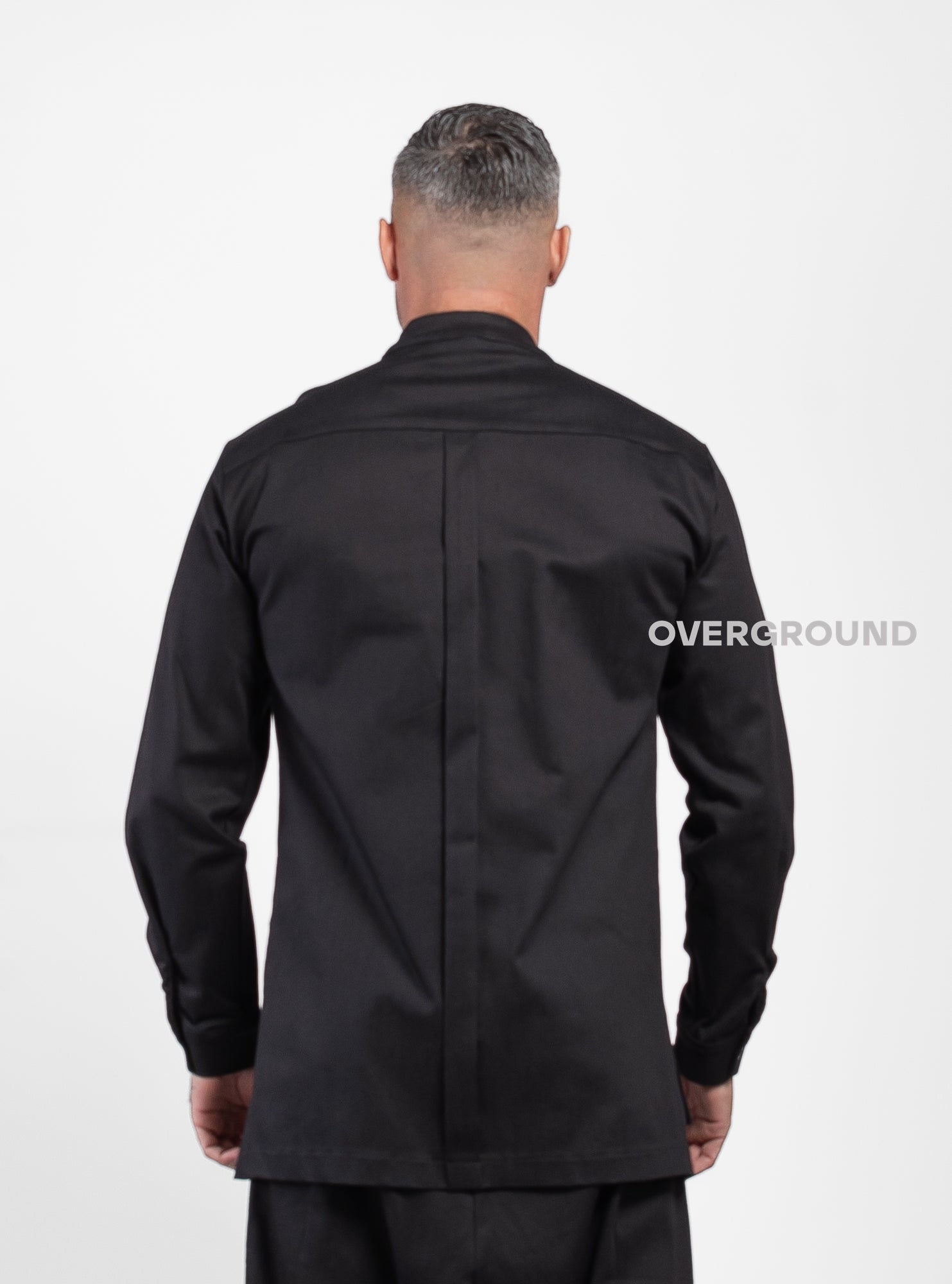 GIACCA COLLO COREANA CON ABBOTTONATURA COPERTA - OVERGROUND STORE