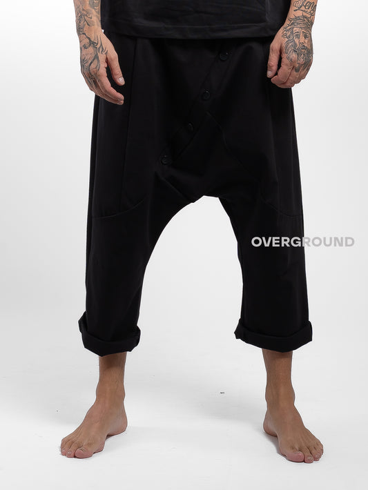 PANTALONE CAVALLO BASSO CON BOTTONI FRONTALI Z
