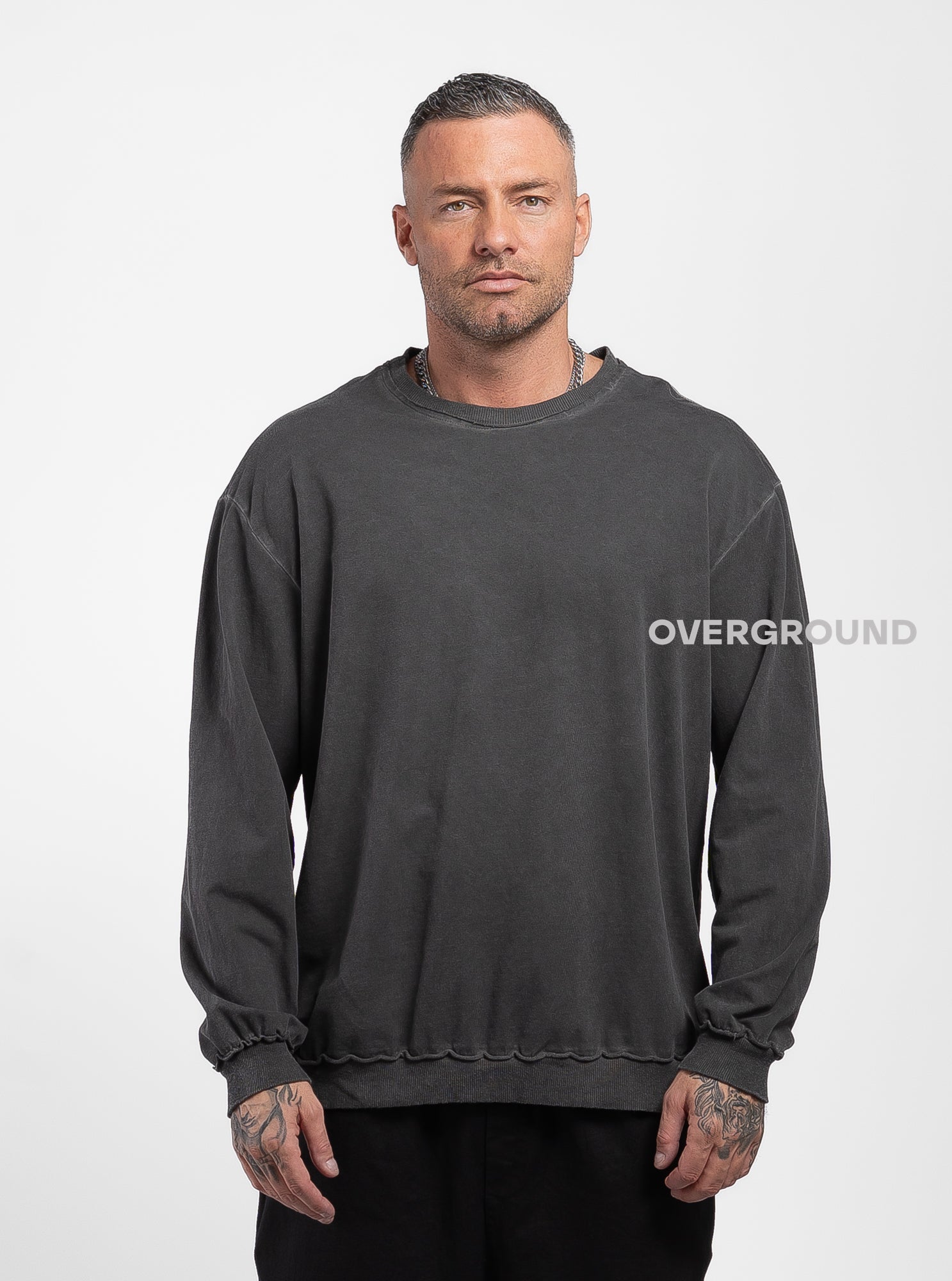 MAGLIA LARGA MANICA LUNGA SCOLLO TONDO Z - OVERGROUND STORE