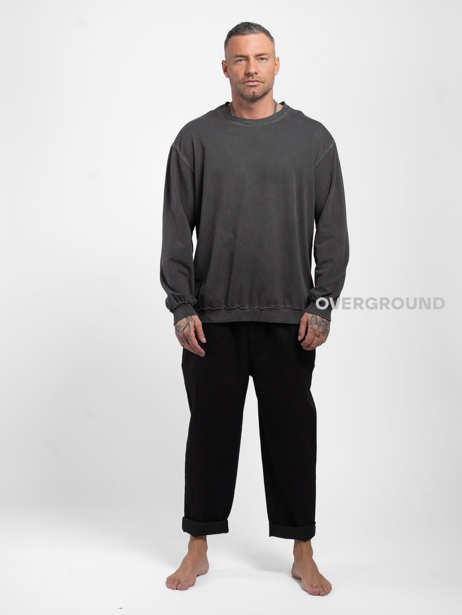 MAGLIA LARGA MANICA LUNGA SCOLLO TONDO Z - OVERGROUND STORE