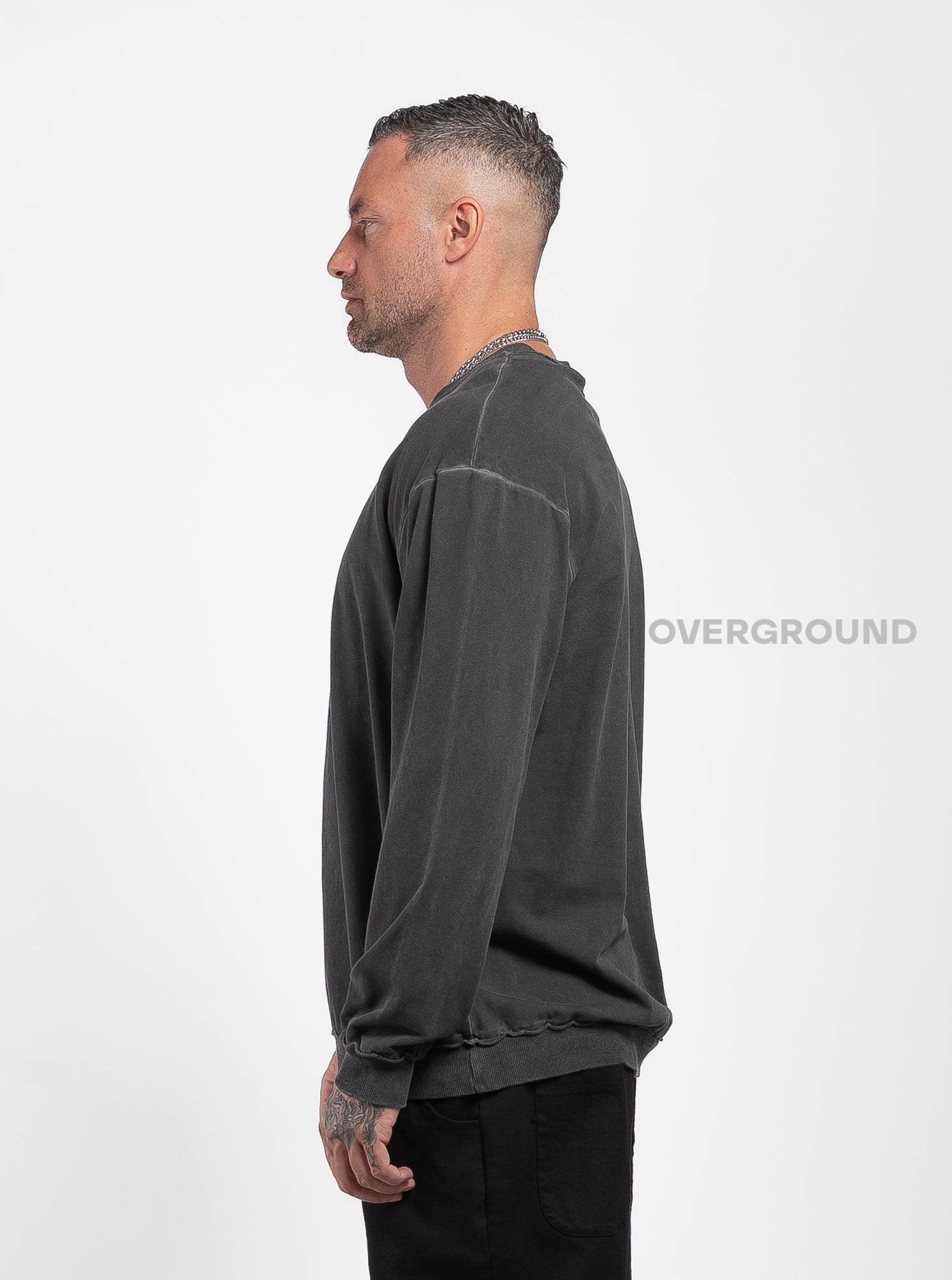 MAGLIA LARGA MANICA LUNGA SCOLLO TONDO Z - OVERGROUND STORE