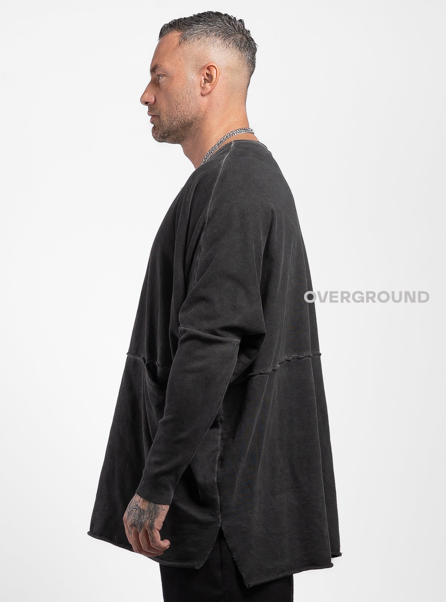 FELPA OVER CON TASCHE DAVANTI - OVERGROUND STORE