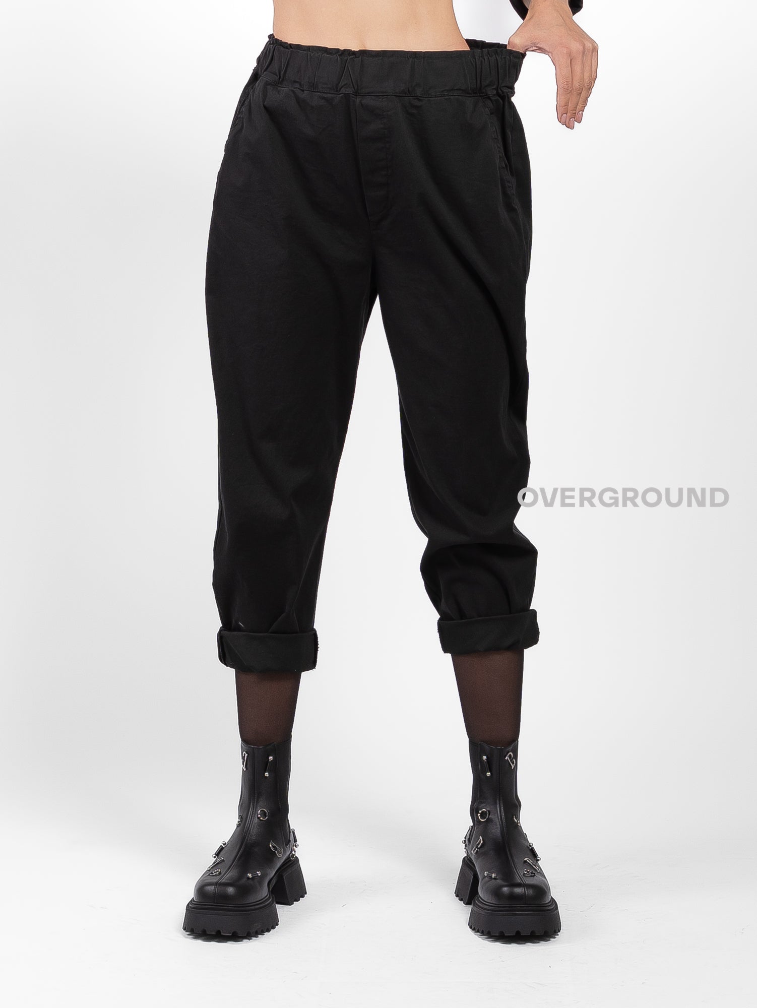 PANTALONE COTONE CON TASCHE LATERALI - OVERGROUND STORE
