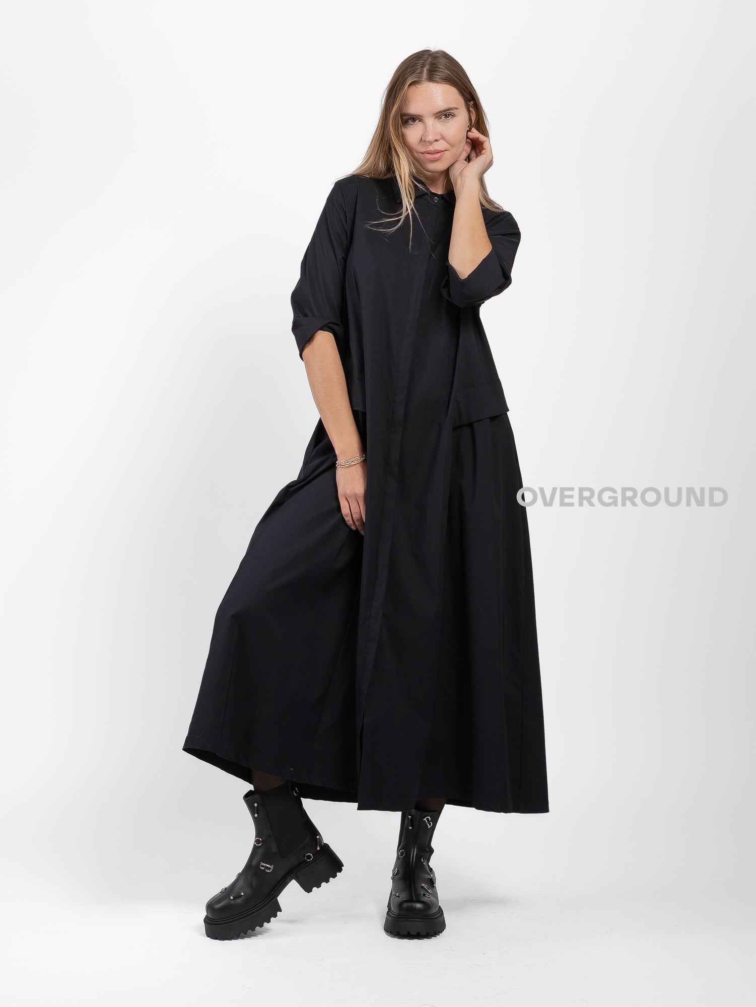 ABITO LUNGO CON TASCHE LATERALI - OVERGROUND STORE