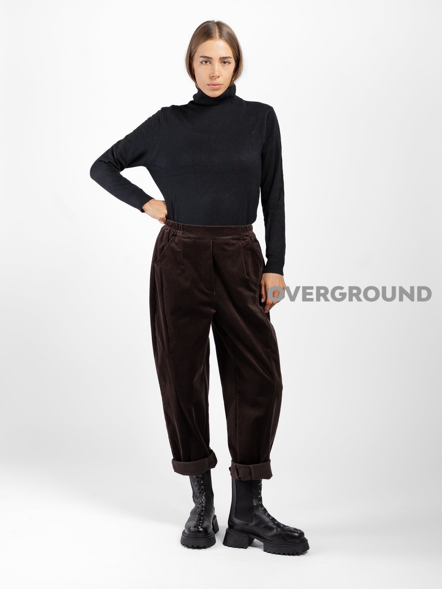 Pantalone in velluto con cuciture - OVERGROUND STORE