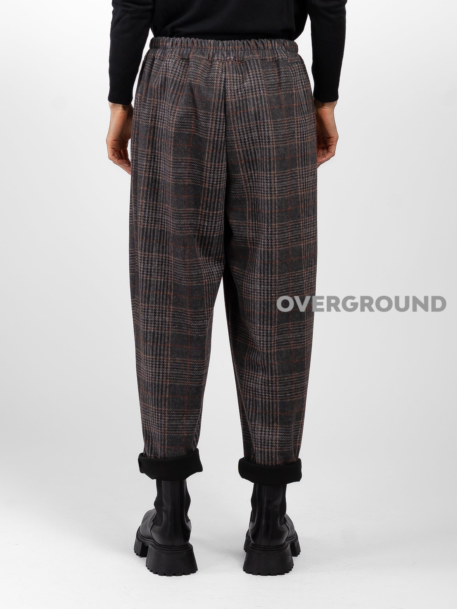 Pantalone in fantasia con tasche laterali