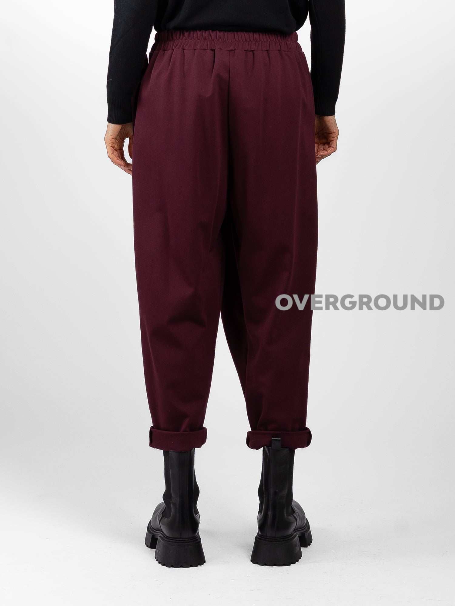 PANTALONE CON PATTINA E FIOCCO LATERALE