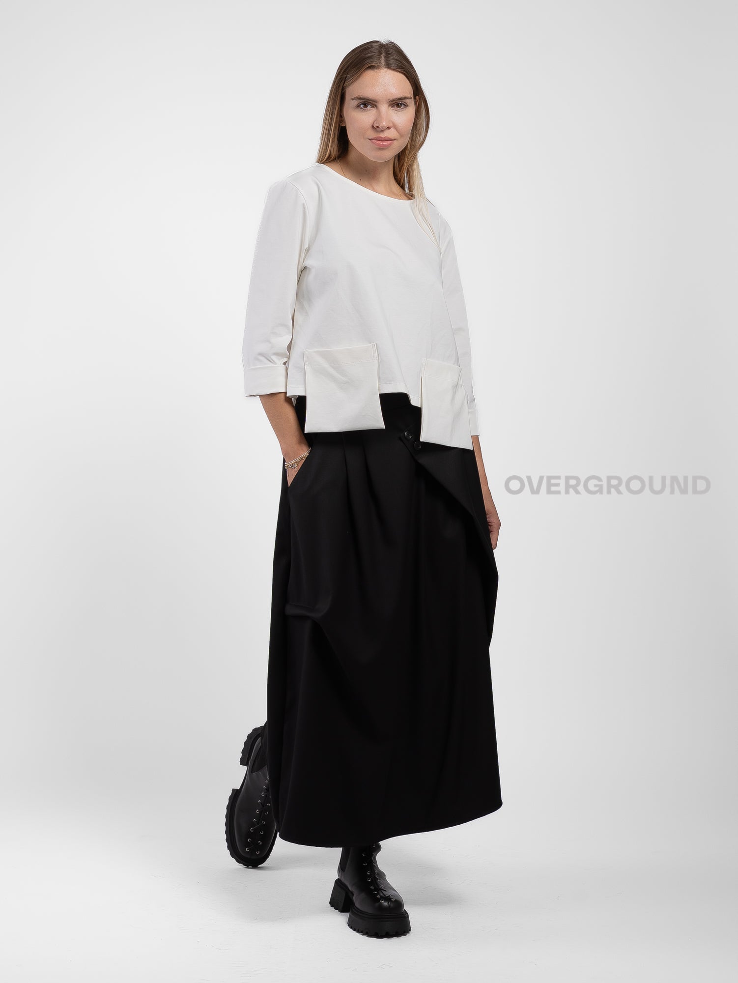 GONNA OVER CON BOTTONI LATERALI - OVERGROUND STORE