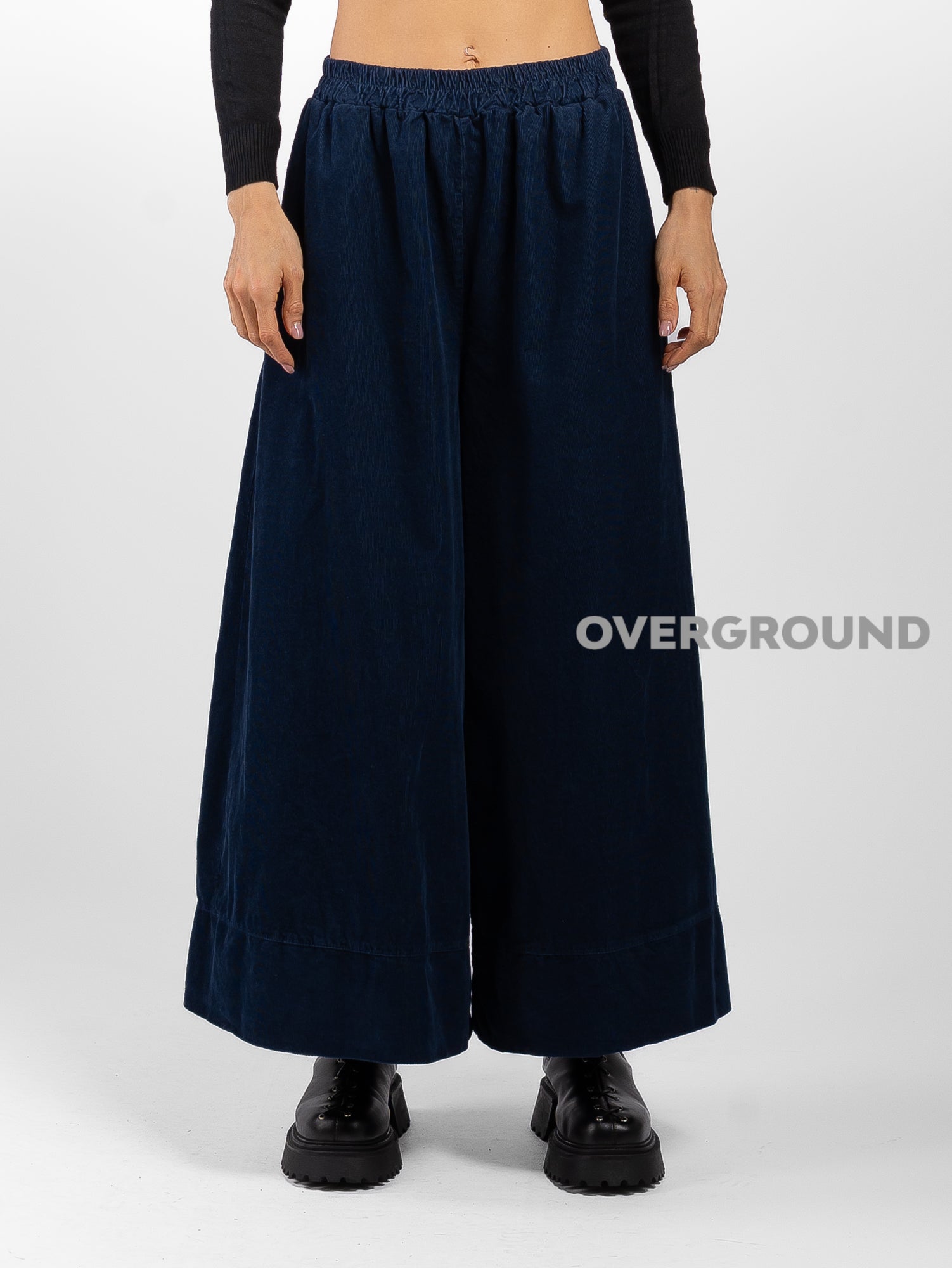 PALAZZO TROUSERS WITH ELASTIC WAIST