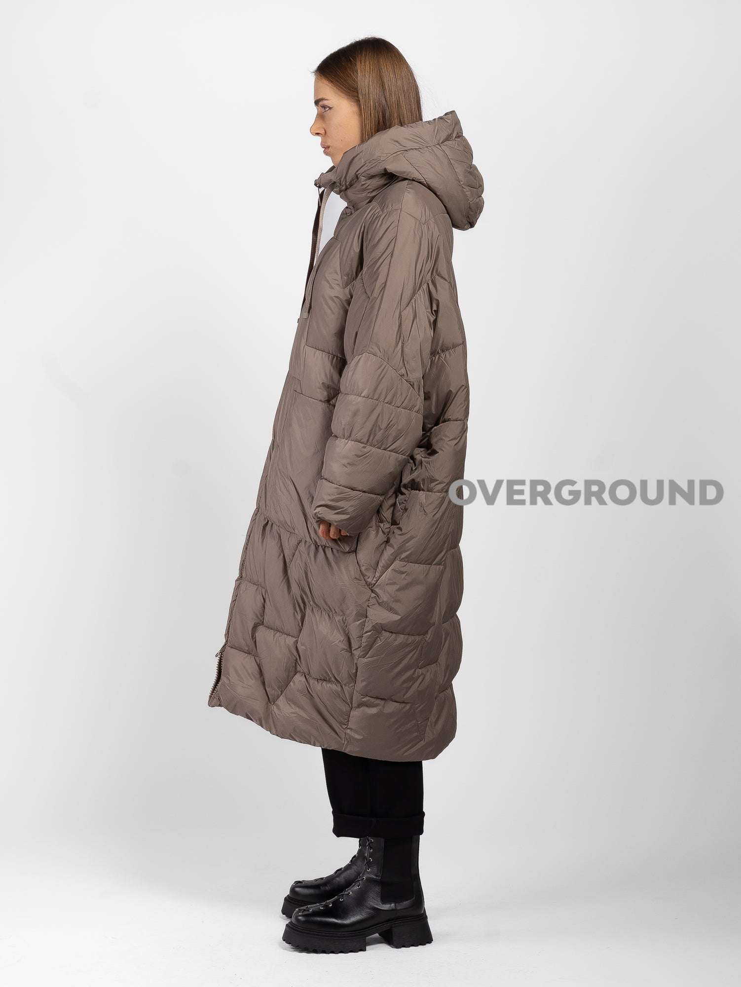 PIUMINO SUPER OVER CON TASCONI DAVANTI