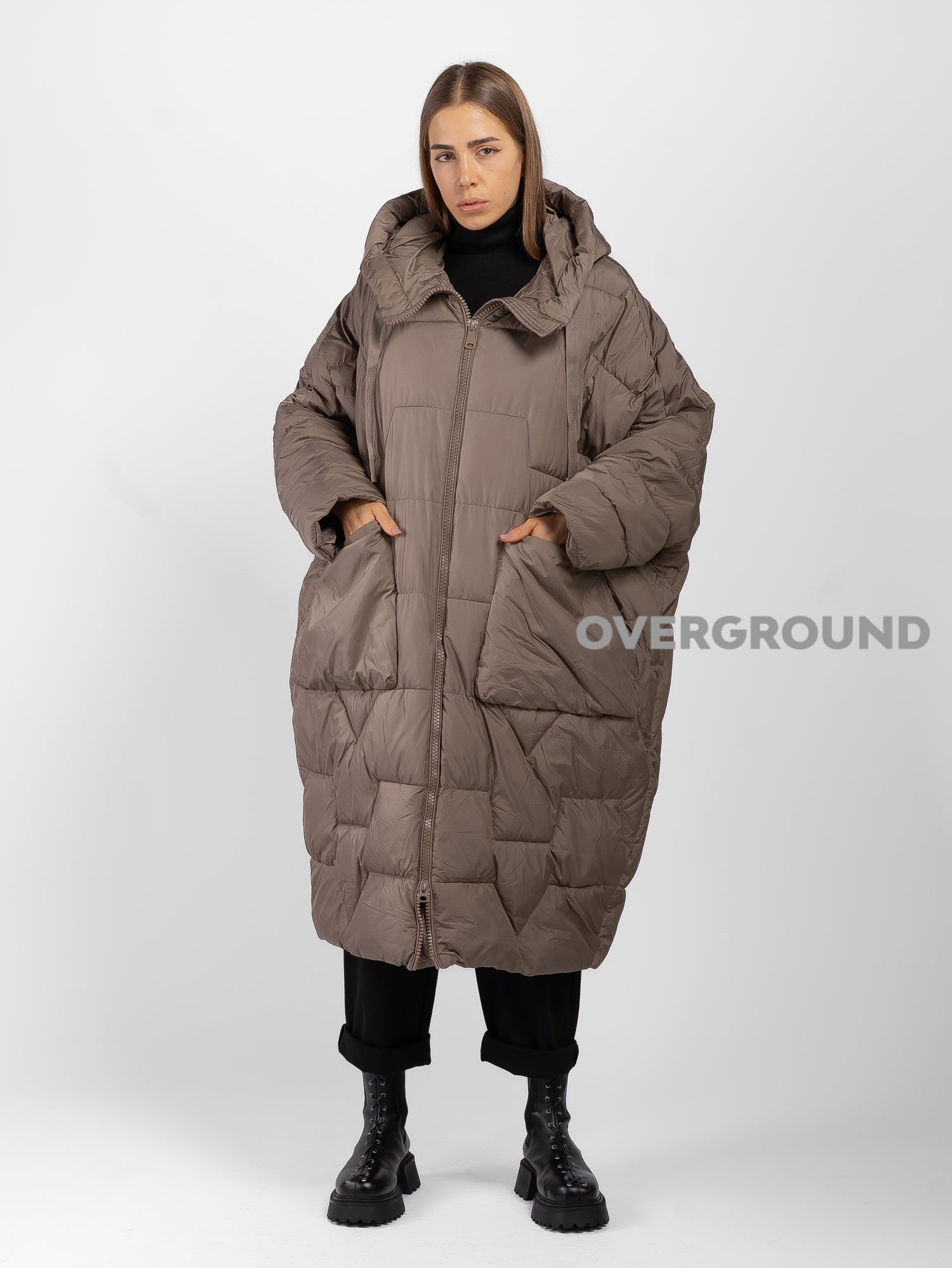 PIUMINO SUPER OVER CON TASCONI DAVANTI