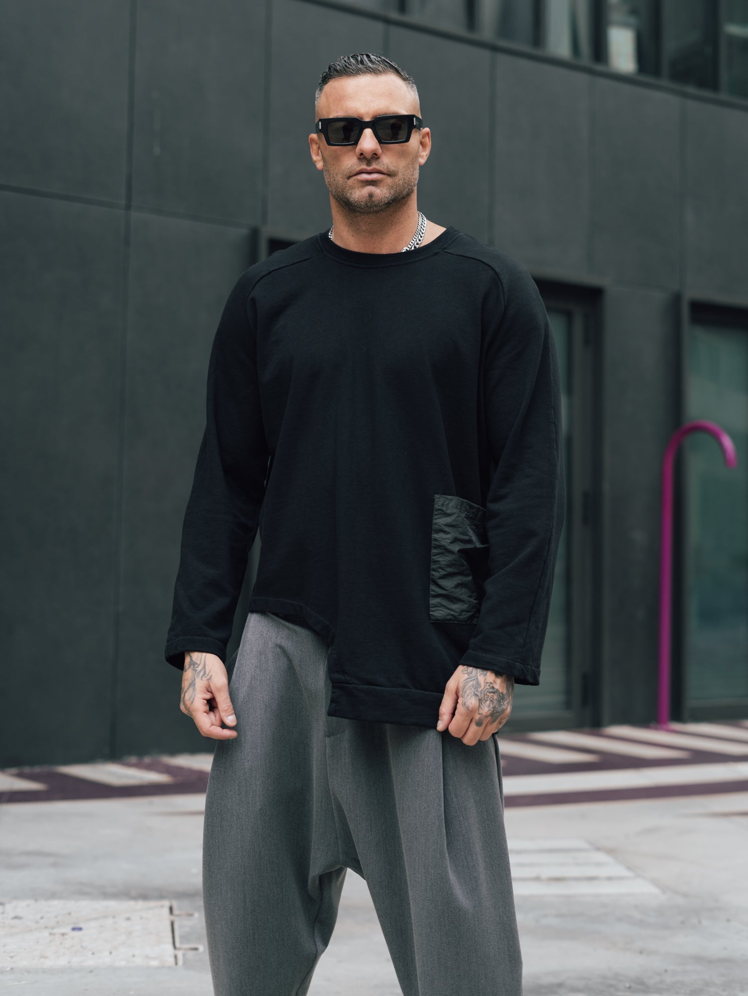 MAGLIA OVER CON SPACCO LATERALE - OVERGROUND STORE