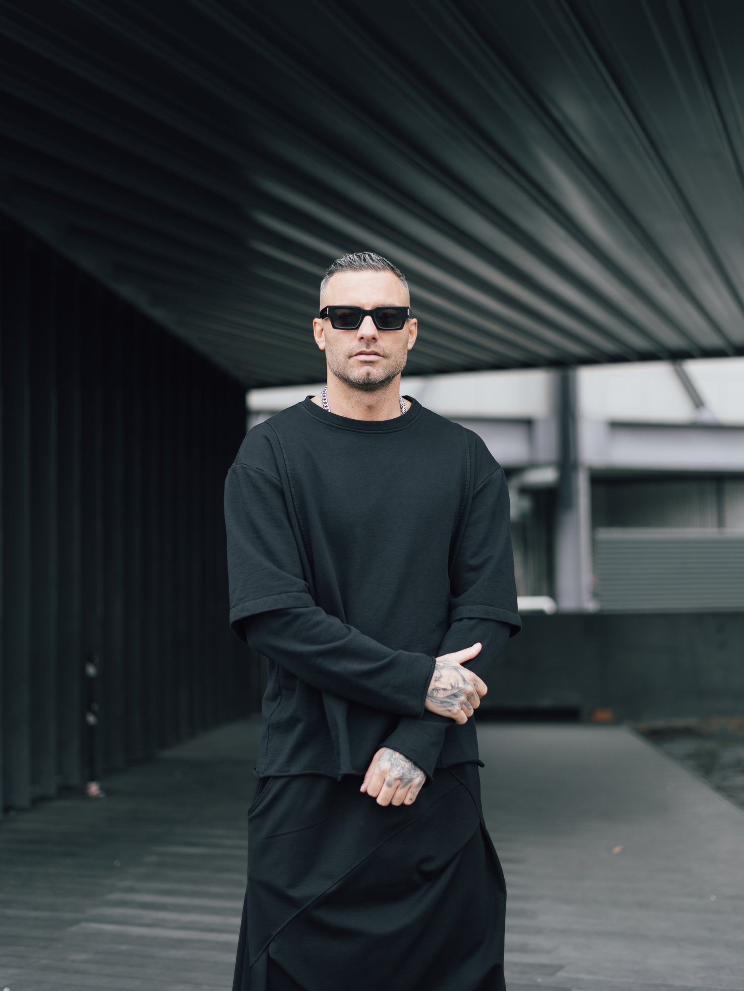 MAGLIA OVER CON DOPPIA MANICA - OVERGROUND STORE