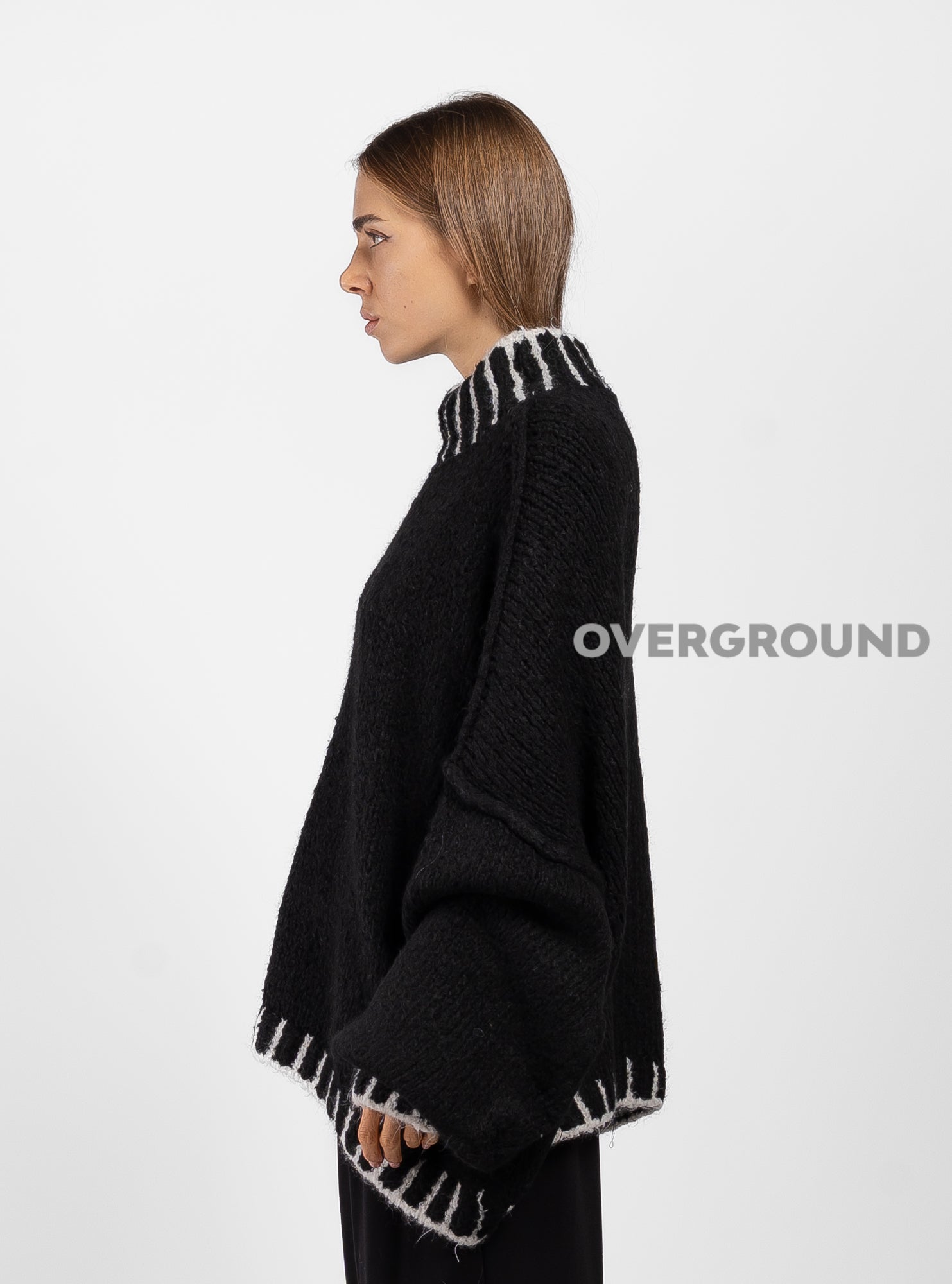 MAGLIONE OVER CON CUCITURE - OVERGROUND STORE