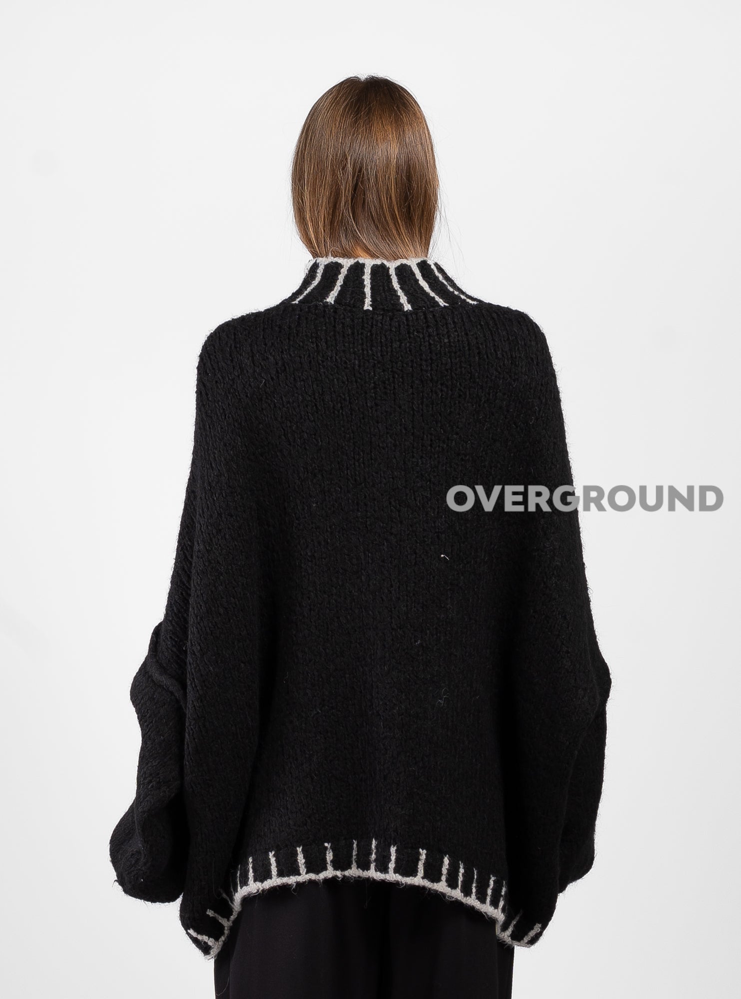 MAGLIONE OVER CON CUCITURE