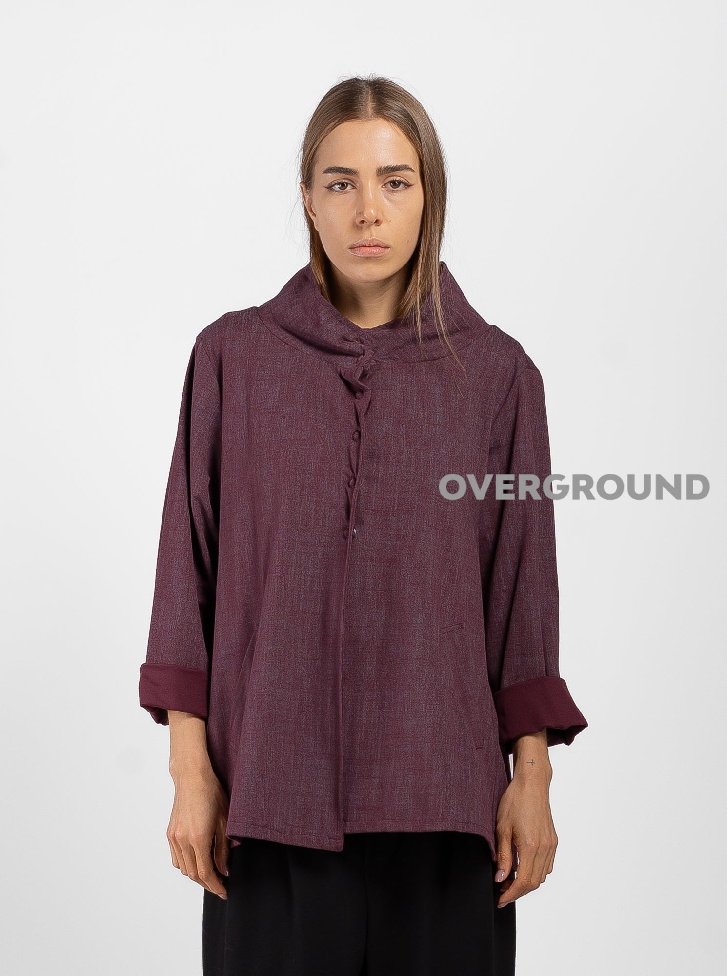 OVERSIZED BOAT COLLAR JACKET