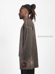 MAGLIA OVER ASIMMETRICA CON CUCITURE