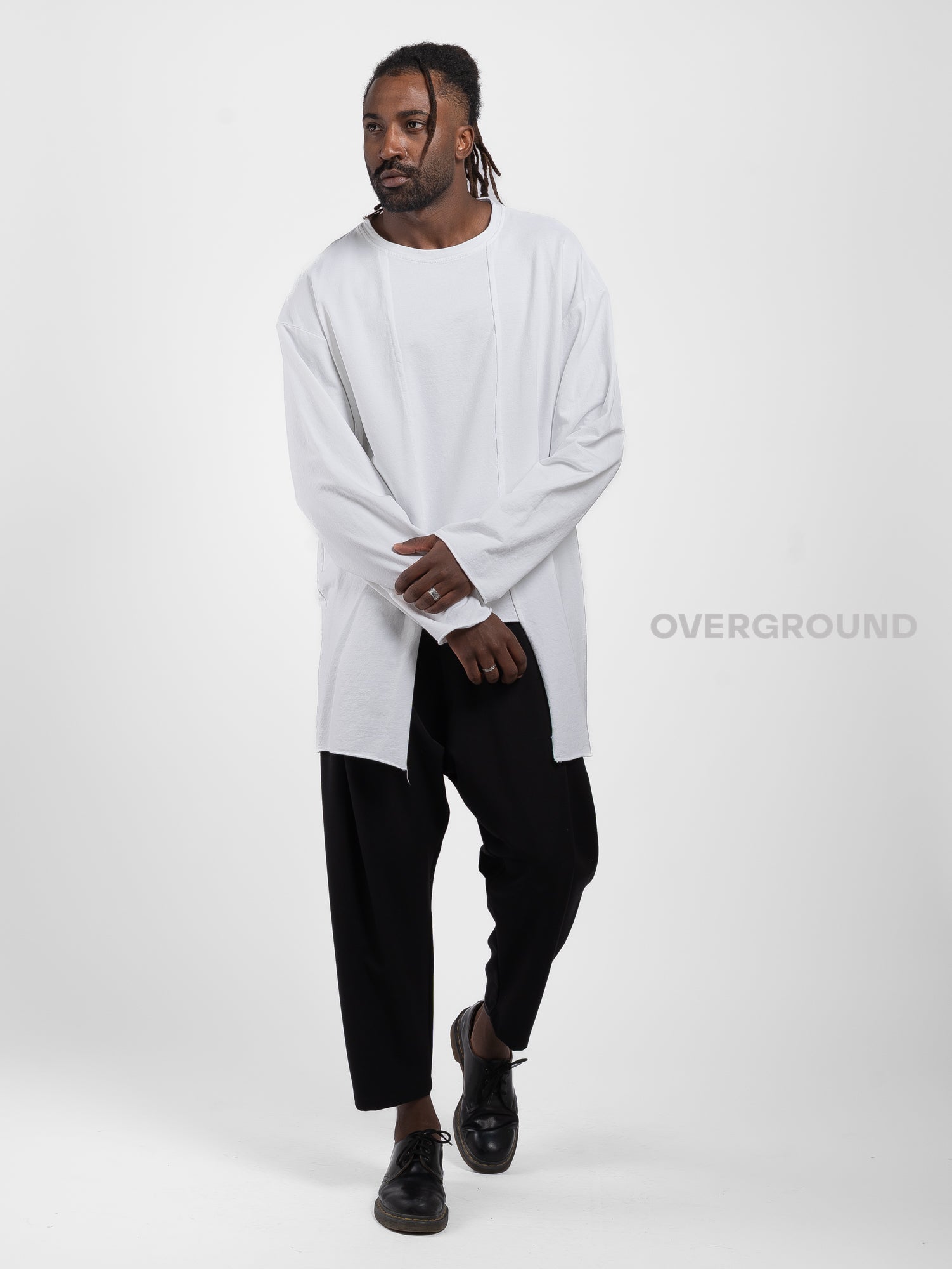 MAGLIA OVER ASIMMETRICA CON CUCITURE - OVERGROUND STORE