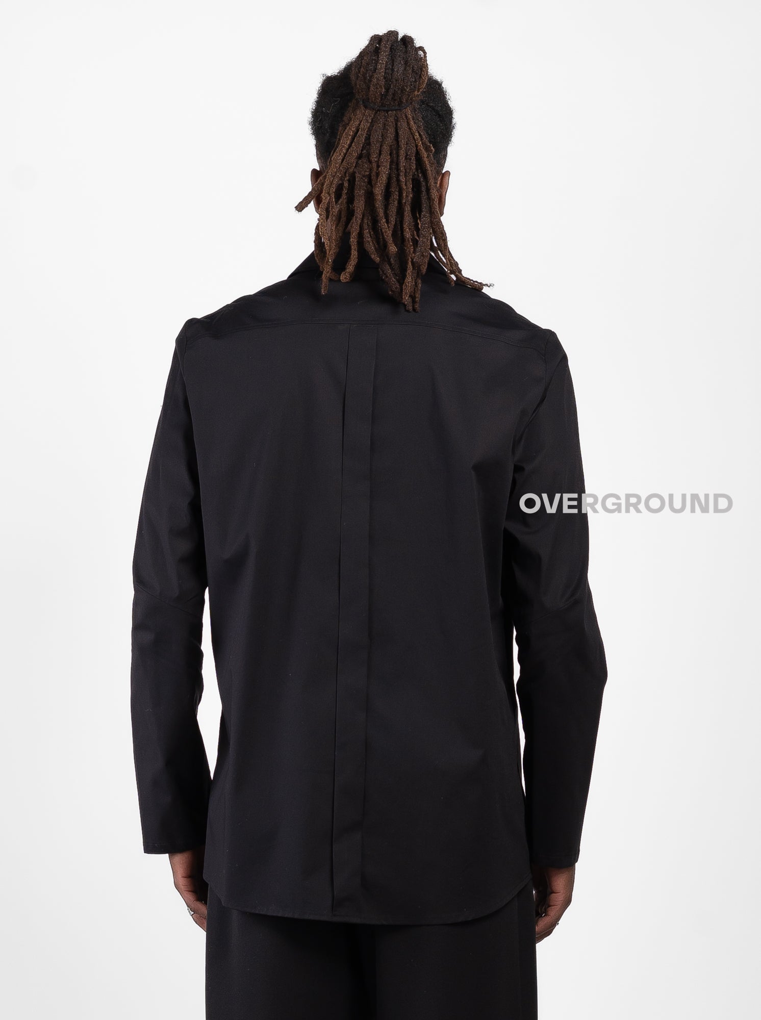 CAMICIA OVER CON BOTTONI COPERTI - OVERGROUND STORE