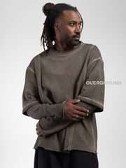 MAGLIA OVER CON DOPPIA  MANICA