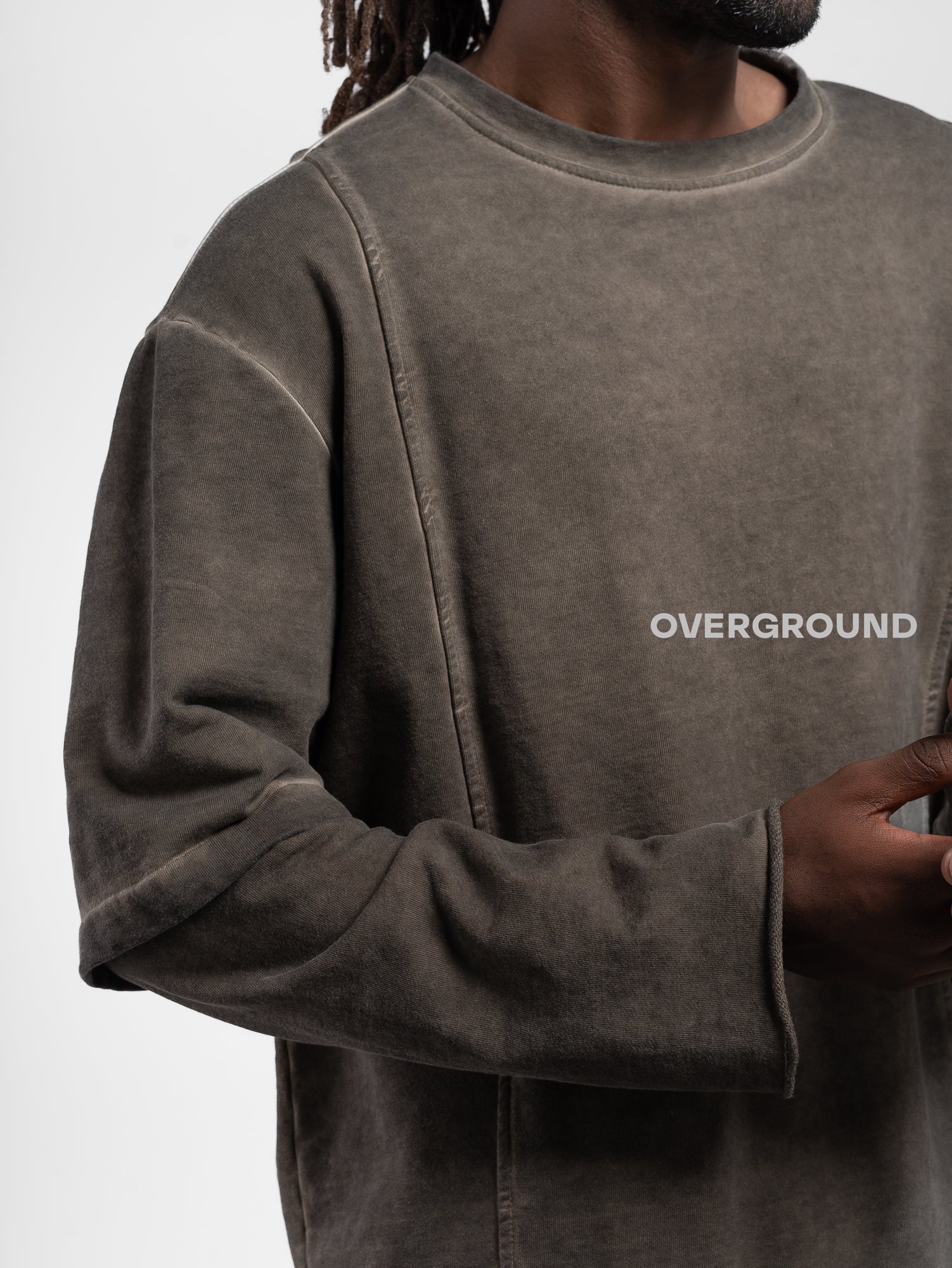 MAGLIA OVER CON DOPPIA MANICA - OVERGROUND STORE