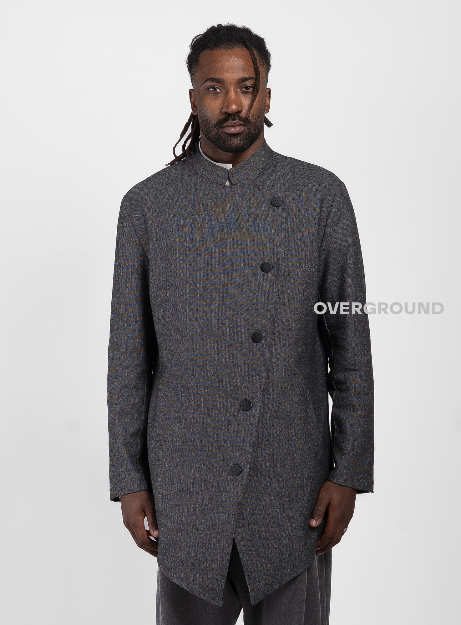 GIACCA CON ABBOTTONATURA TRASVERSALE - OVERGROUND STORE