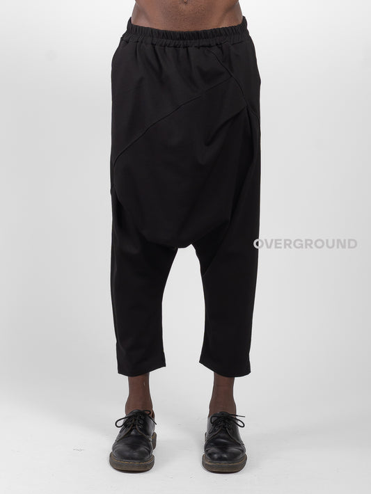 PANTALONE CAVALLO BASSO CON CUCITURA DAVANTI