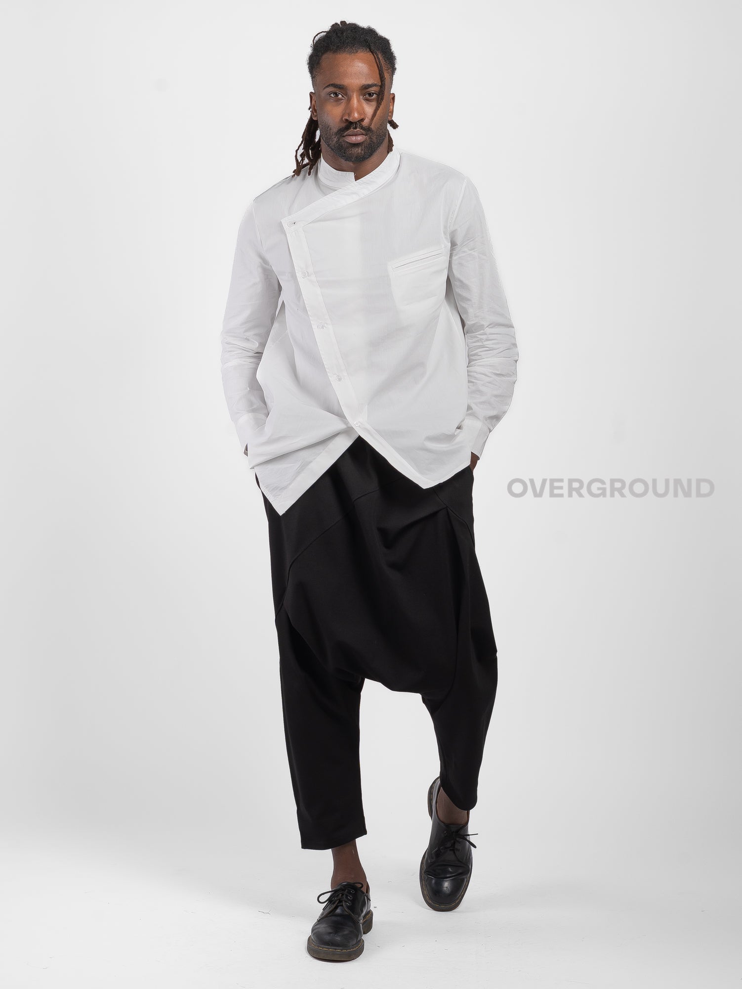 PANTALONE CAVALLO BASSO CON CUCITURA DAVANTI