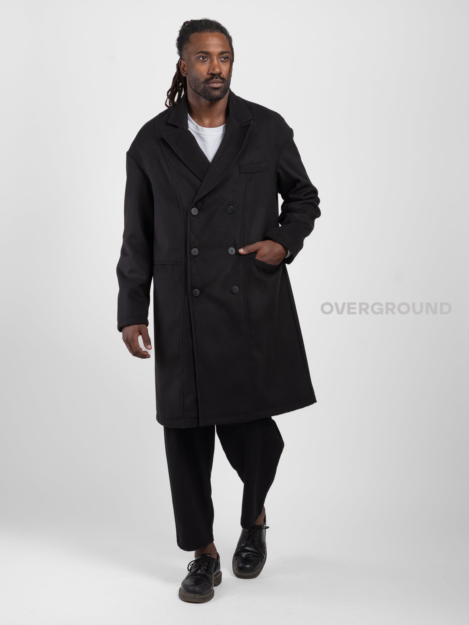 CAPPOTTO OVER CON ABBOTTONATURA DOPPIO PETTO