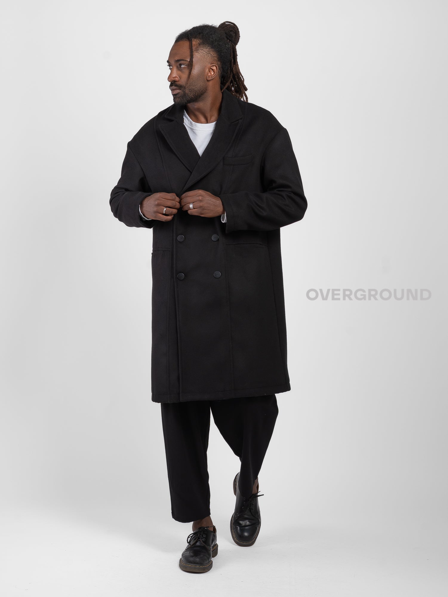 CAPPOTTO OVER CON ABBOTTONATURA DOPPIO PETTO