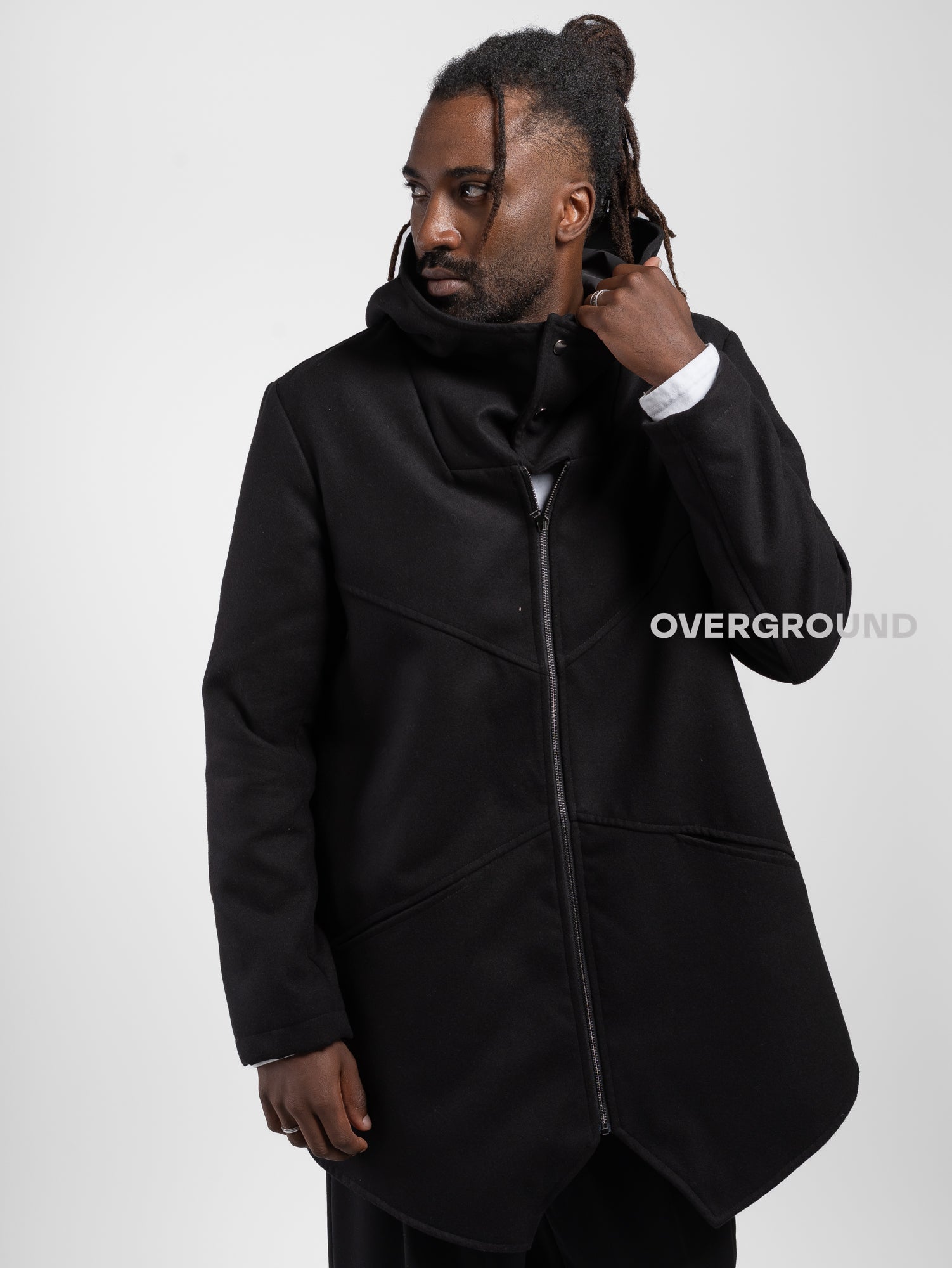 GIACCONE CON DUE BOTTONI E TASCHE DAVANTI - OVERGROUND STORE