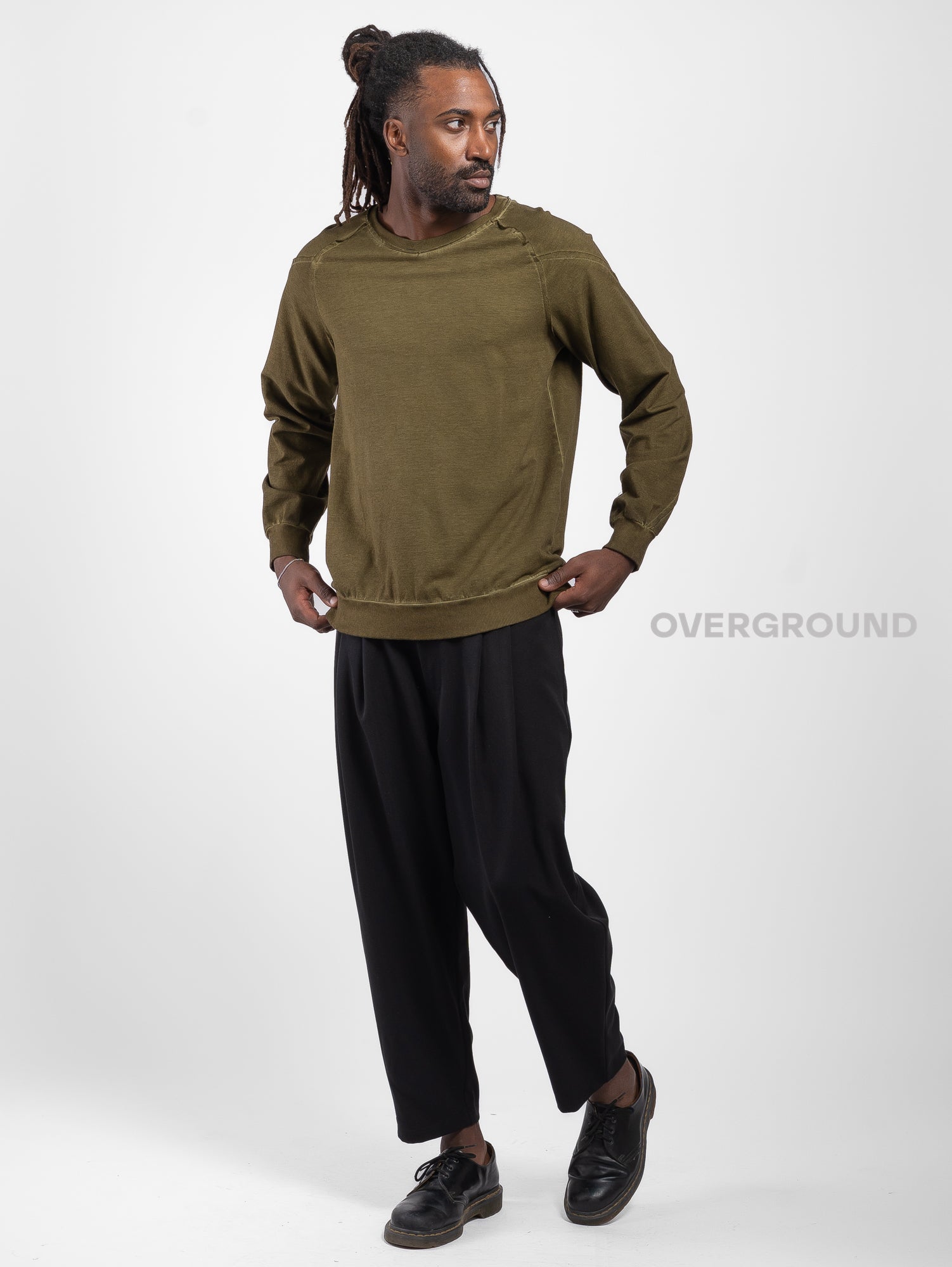 Maglia scollo tondo slavata - OVERGROUND STORE