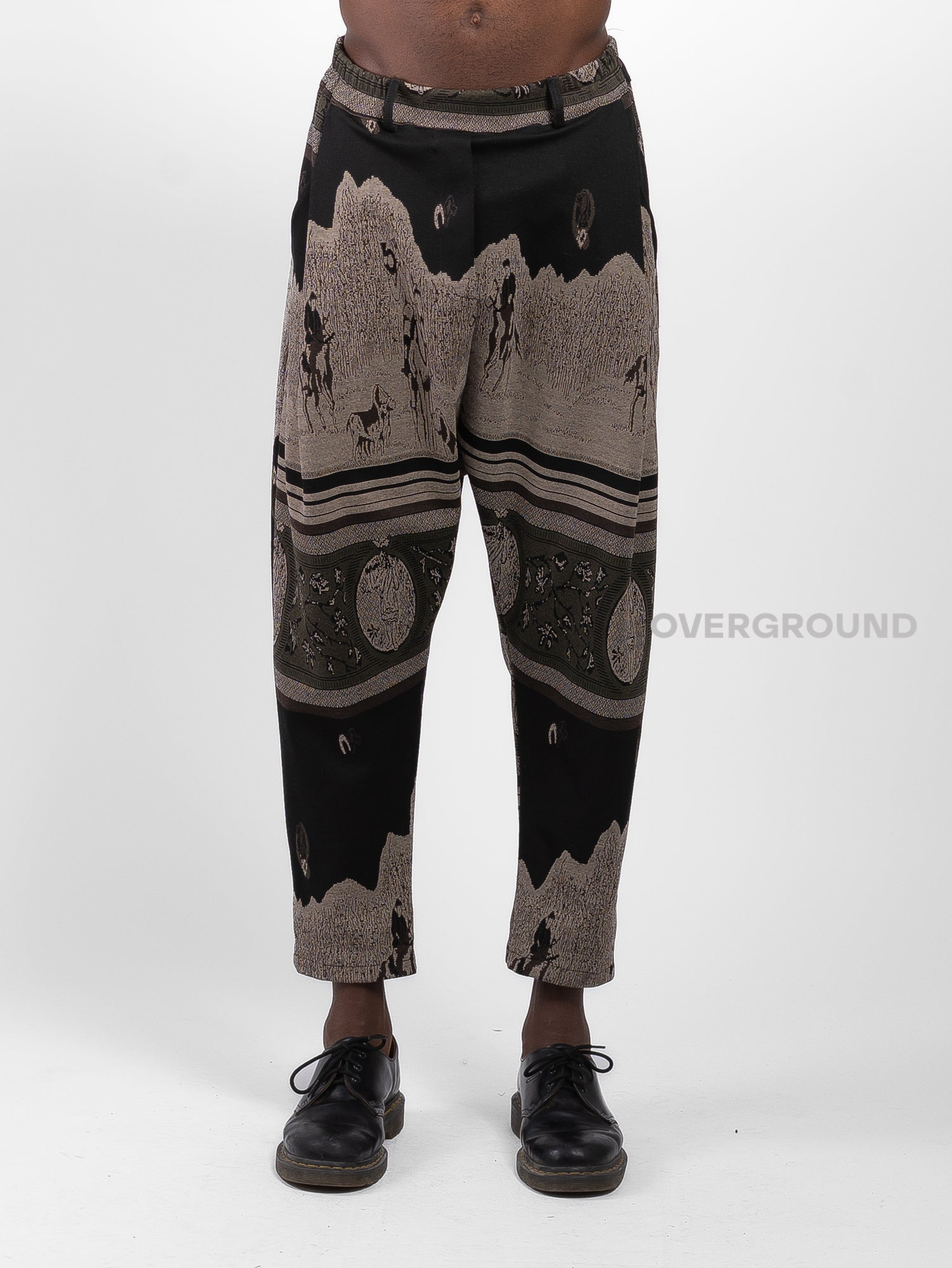 PANTALONE CAVALLO BASSO IN FANTASIA GIAPPONESE Z - OVERGROUND STORE
